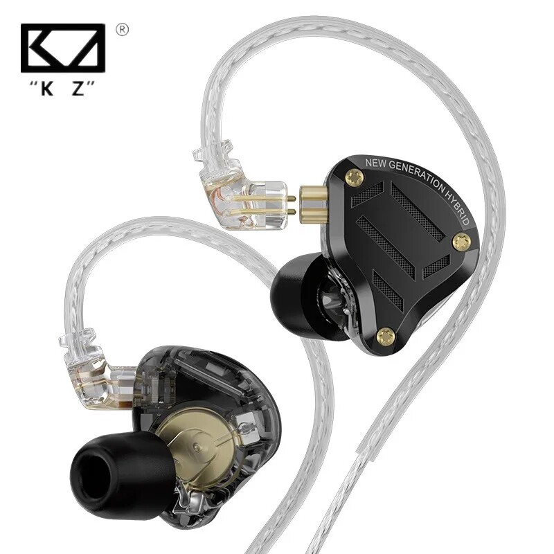 KZ ZS10 Pro 2 Metal Earphone HIFI In Ear Bass Earbud 4-Level Tuning Switch Ear