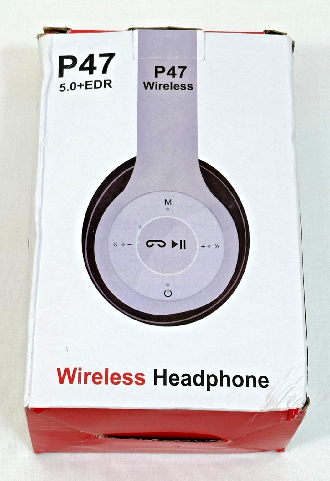 P47 Wireless Bluetooth Headphones 5.0+EDR Over‑Ear Stereo Headset w/ Mic NEW