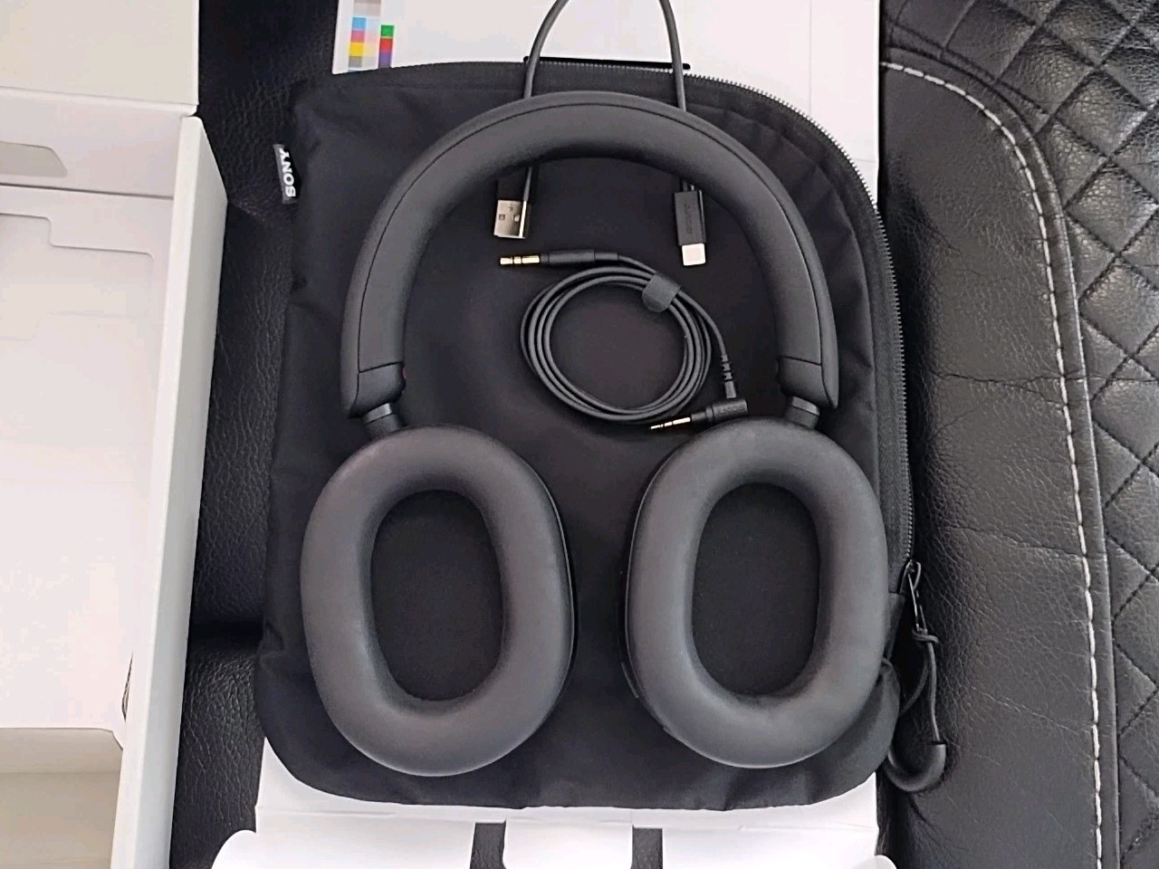 So Clean Sony WH1000XM5-SA Wireless Premium Noise Cancelling Headphone Black P1