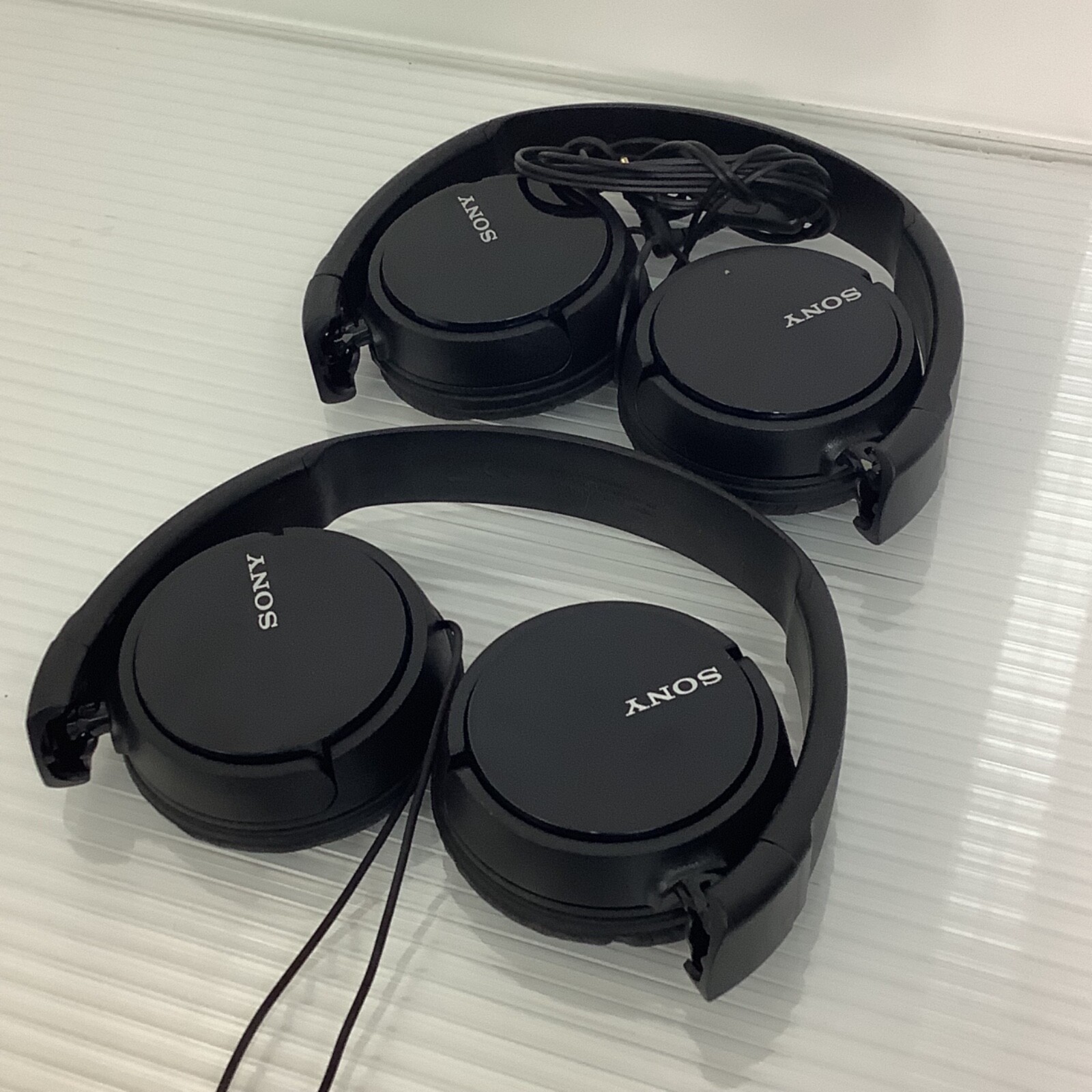 Sony MDR-ZX310AP Series Wired On Ear Headphones w/Mic (2 Pack) (Quantity of 2)