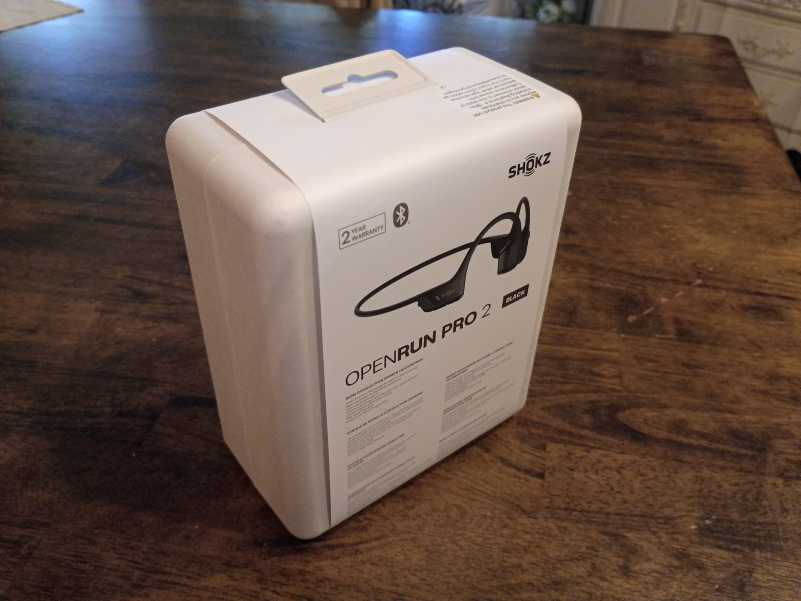 New Shokz OpenRun Pro 2 Bone Conduction Open-Ear Sport Headphones Black