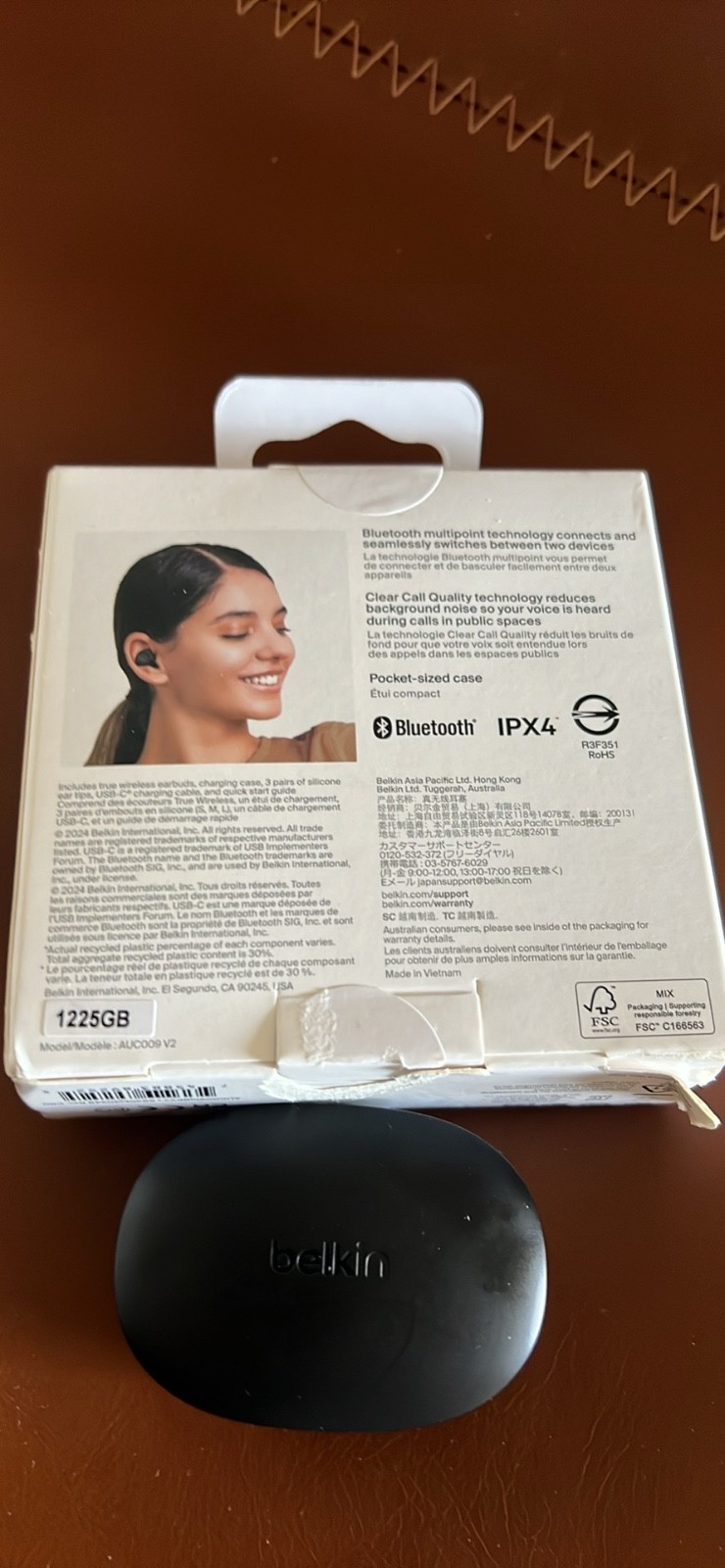 belkin soundform bolt in ear headphones