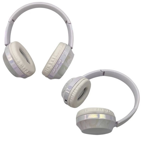 Prime Audio Shine Bluetooth Headphones Assorted Black White and Pink, NEW