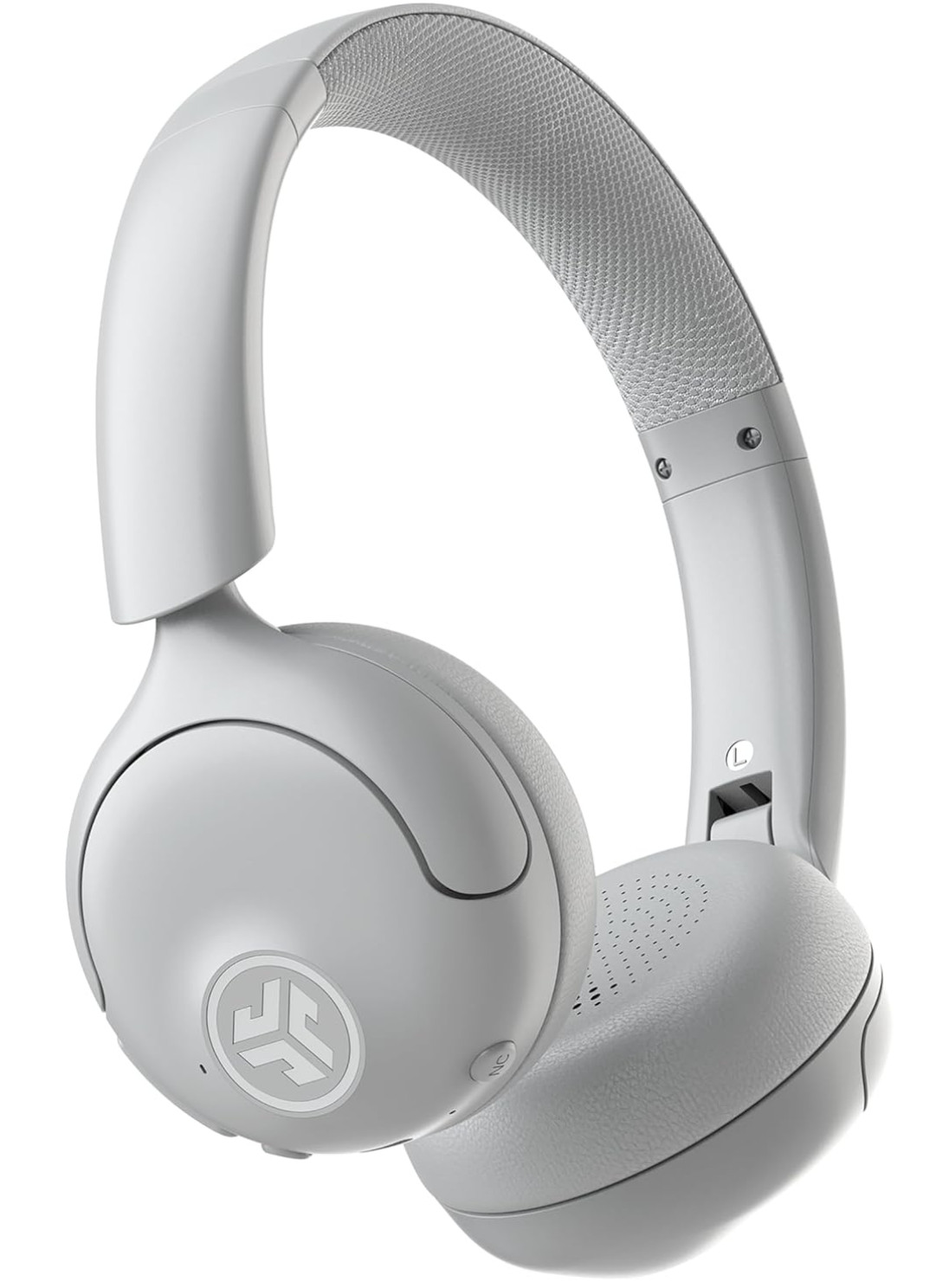 JLab Go Lux ANC Wireless Headphones Hybrid ANC Premium OnEar Headset Cloud White