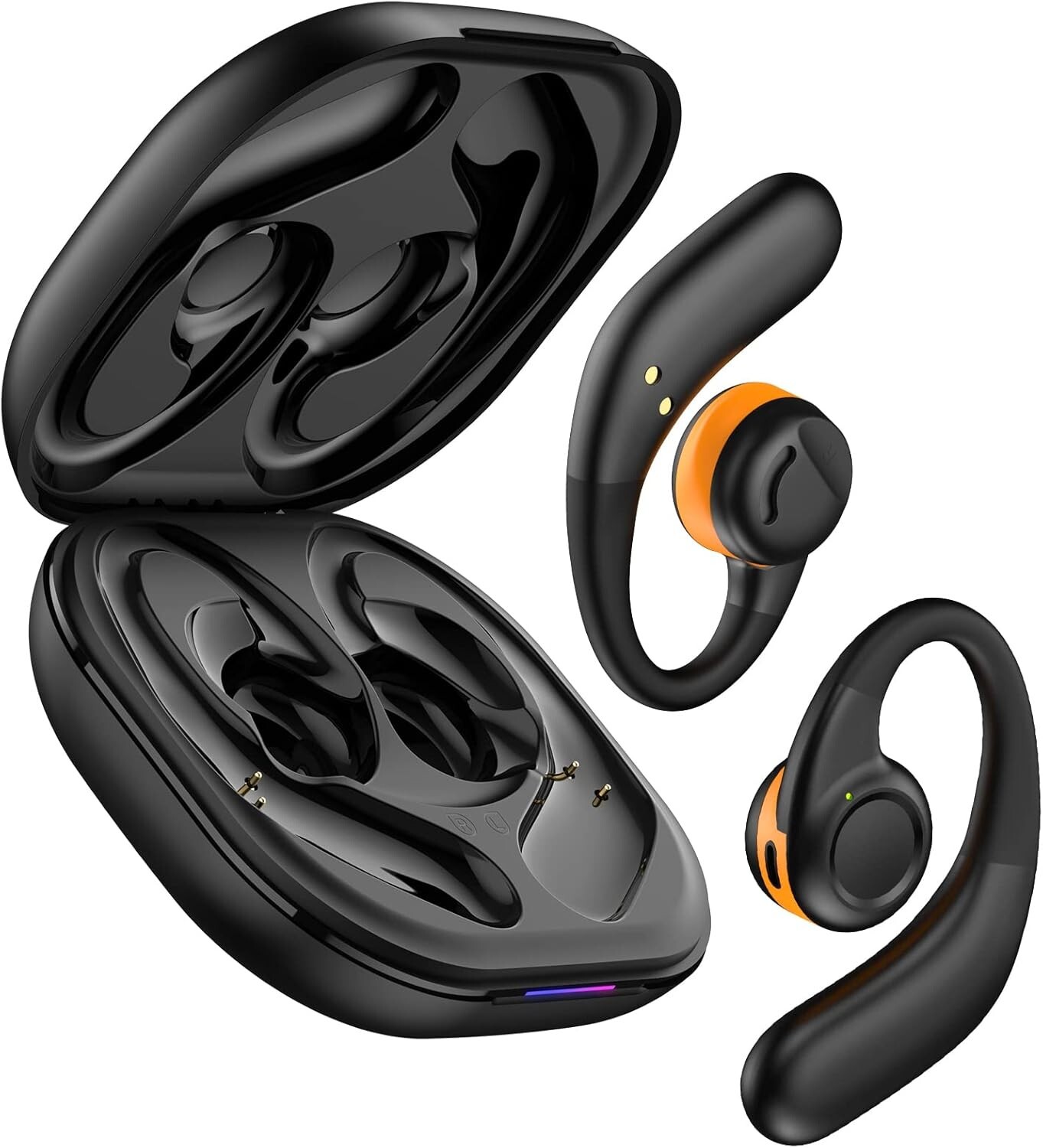 60H Jzones Open Ear Headphones Wireless BT 52 w Dual 162mm Drivers waterproof