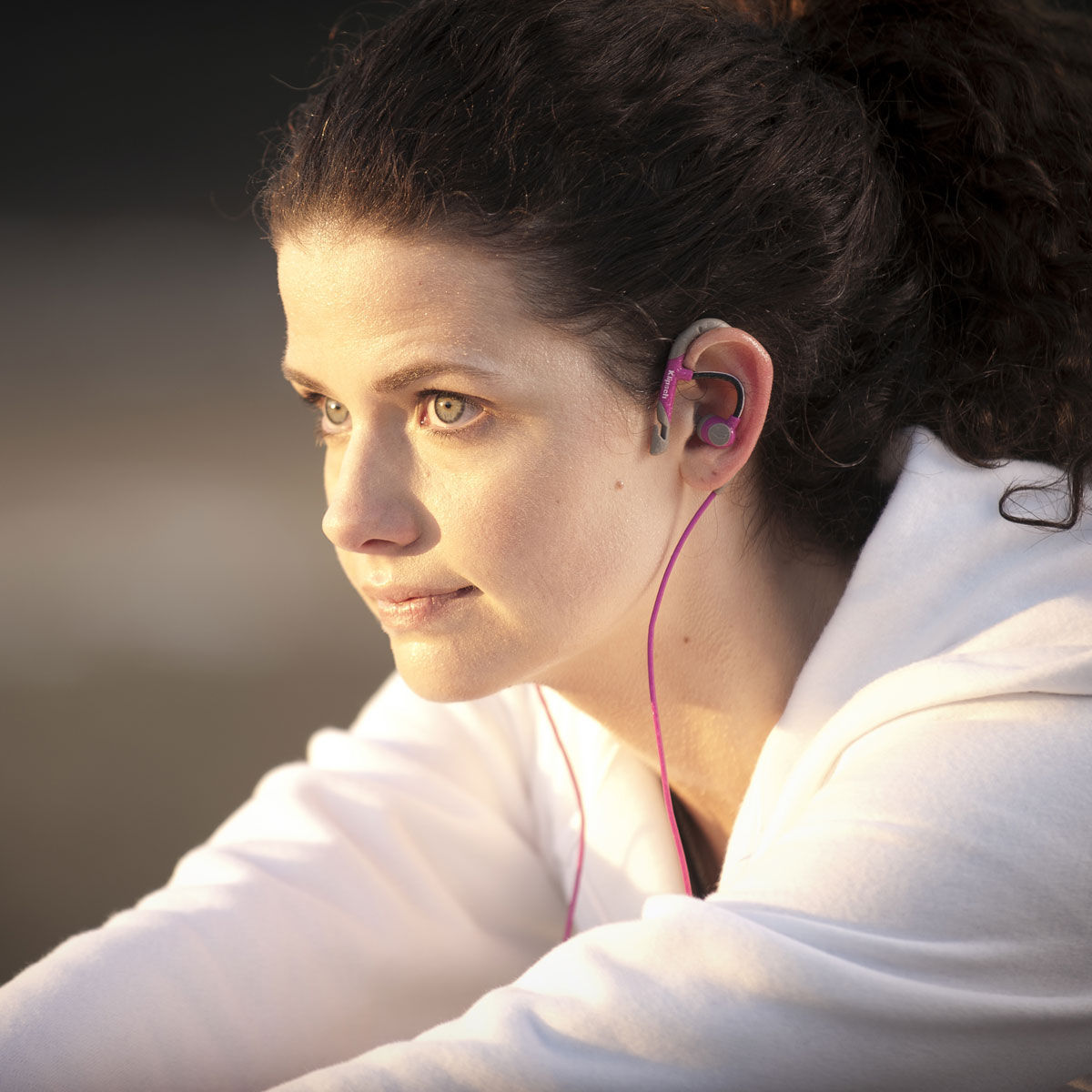 Klipsch Image A5i Sport Earbuds Magenta 3 button remote