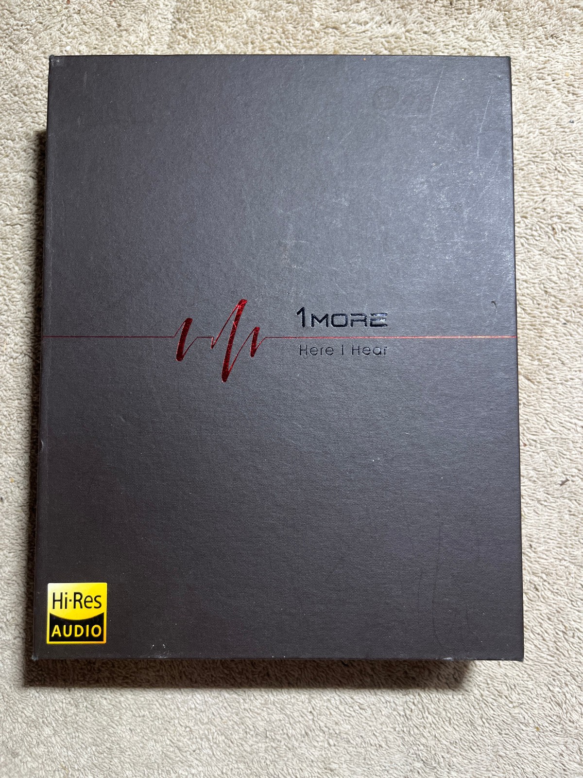 1More 1MEMEJE0002 triple driver in ear headphones e1001 NOS Gold Hi-Res Japan