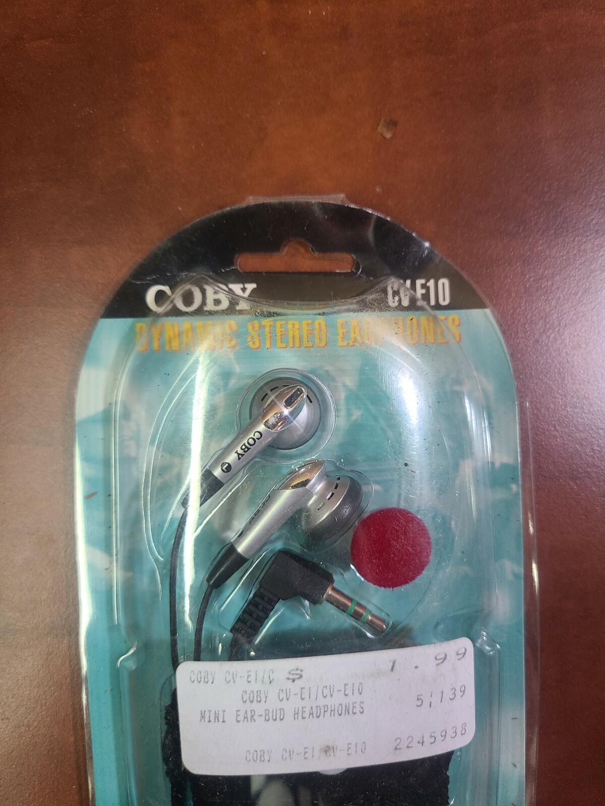 NEW VINTAGE Coby CV-E10 Headphones EarPhones Earbuds