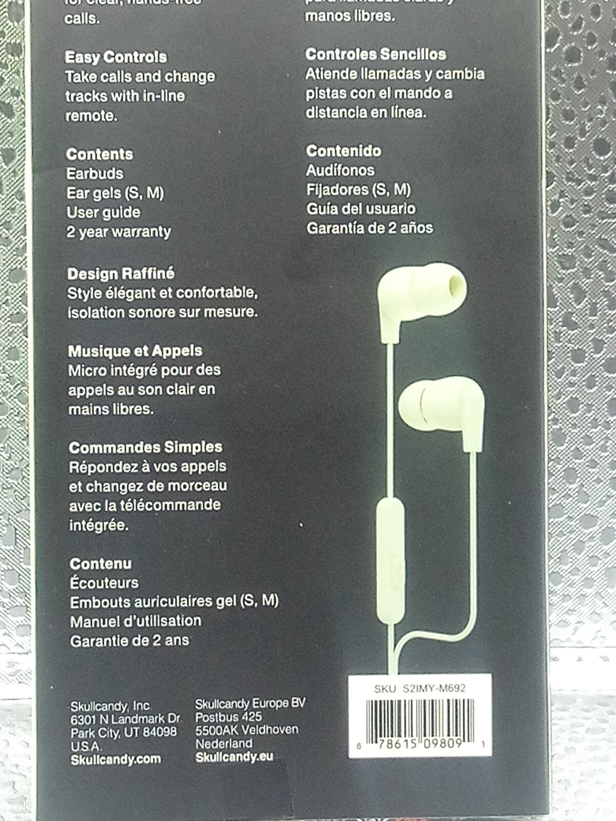 Skullcandy Ink’d + Earbuds With Microphone (Fresh Mint) S2IMY-M692