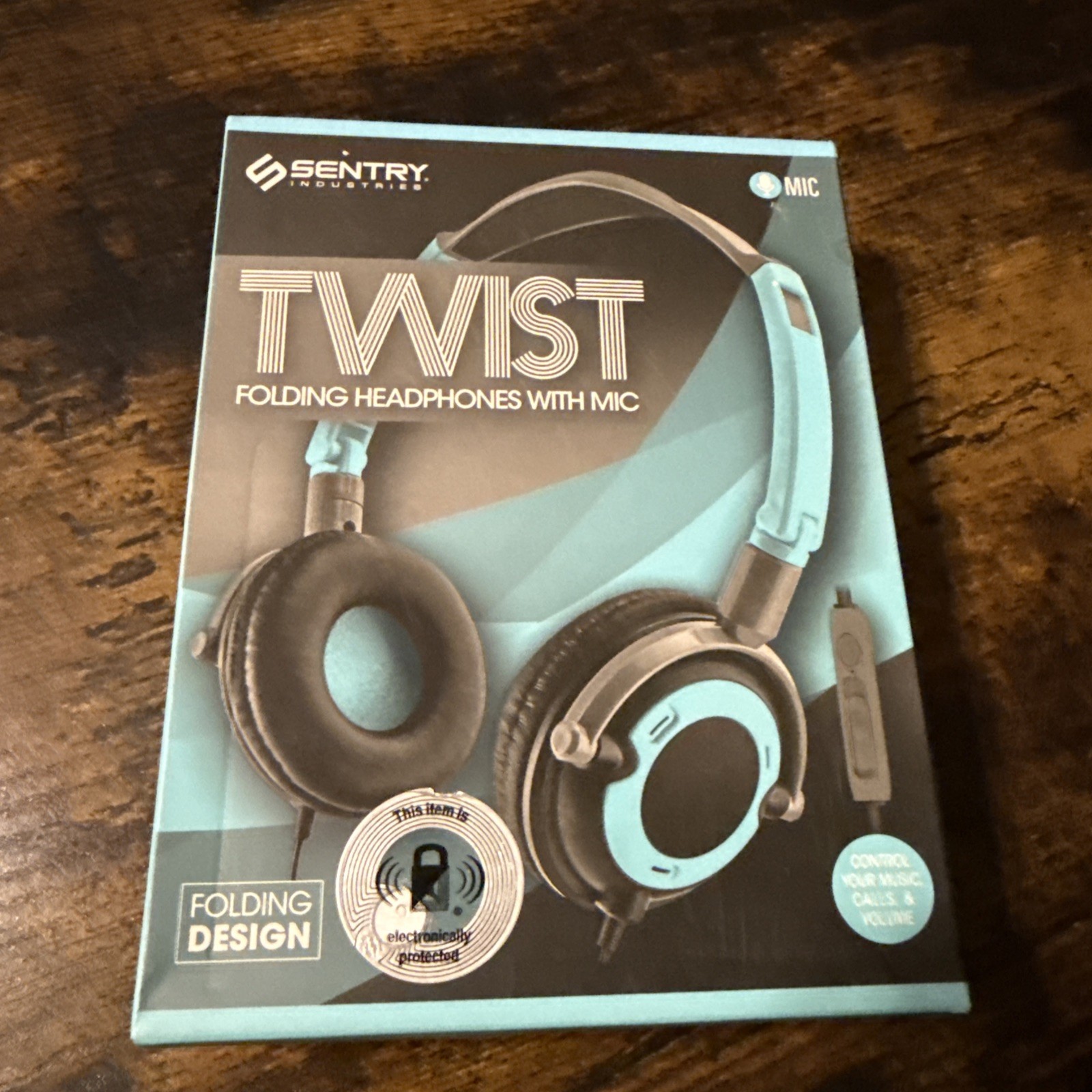 Sentry Twist Folding Stereo Headphones Blue (RM G8-6)