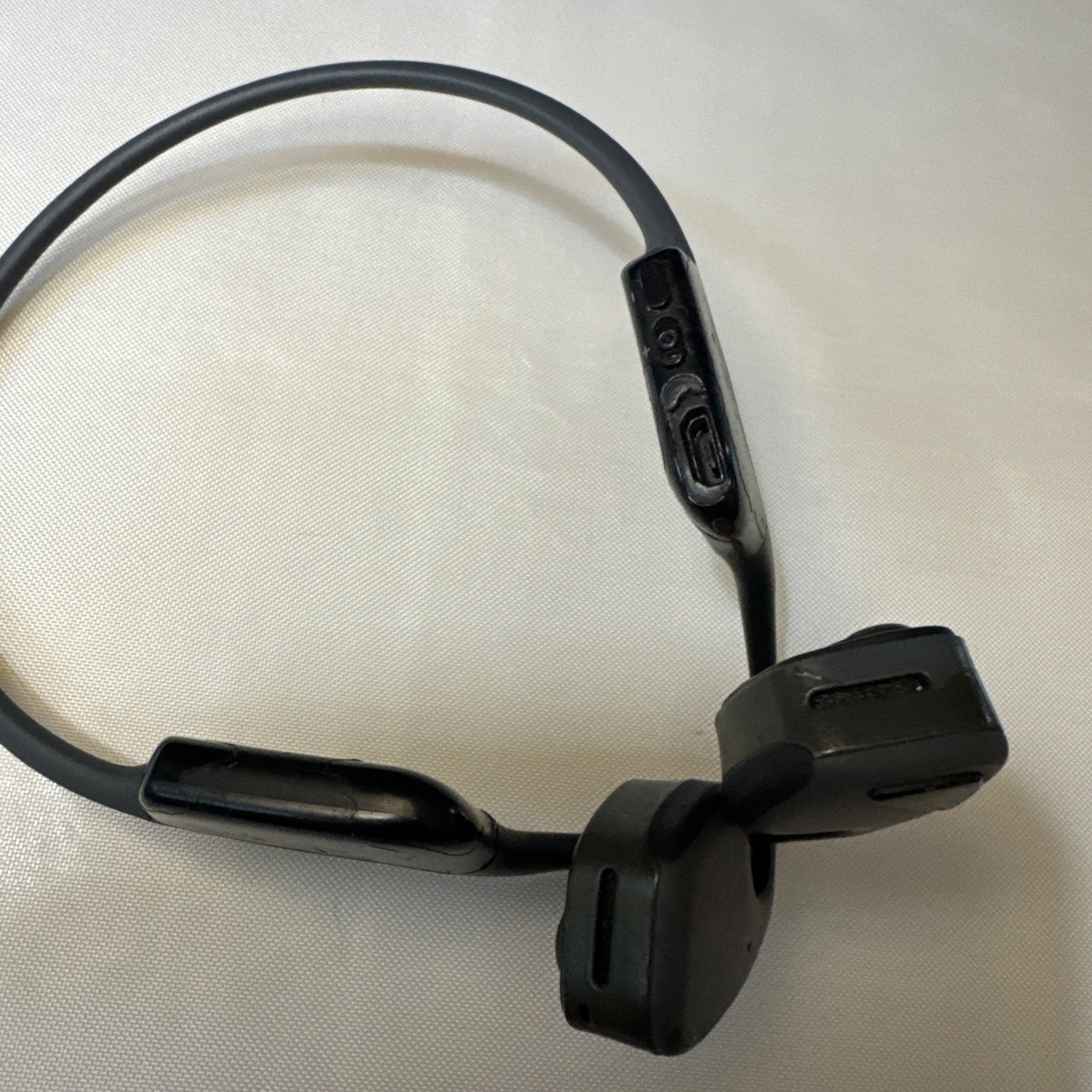 FAIR! AfterShokz AS650 Trekz TESTED Bluetooth Headphones Gray Blue – Tested FAIR