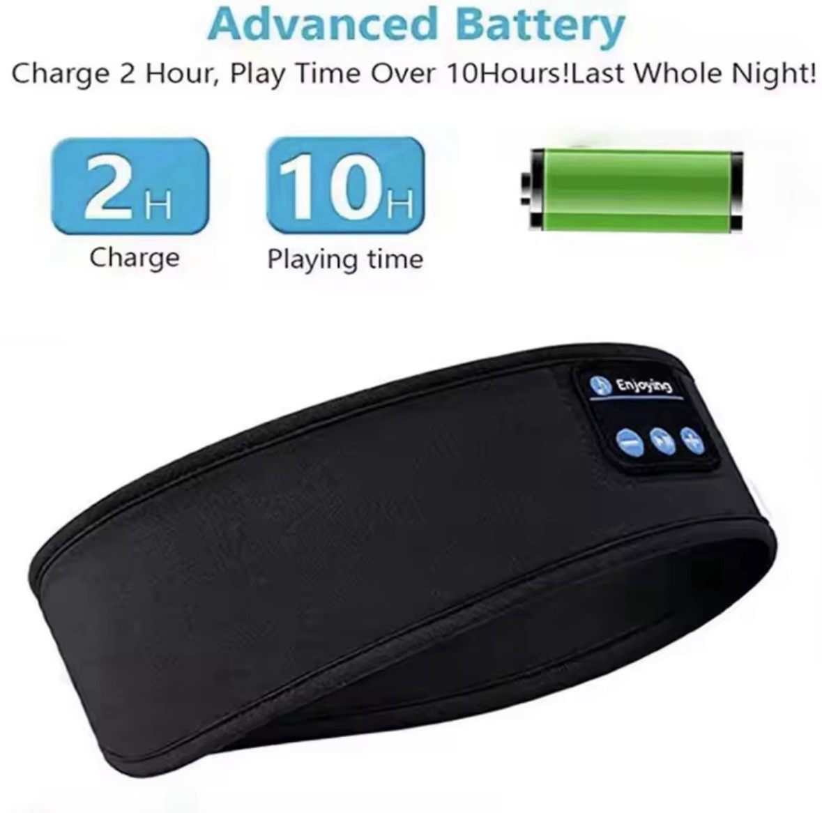 Bluetooth Speakers Sleep Headphones Music Eye Mask & Sports