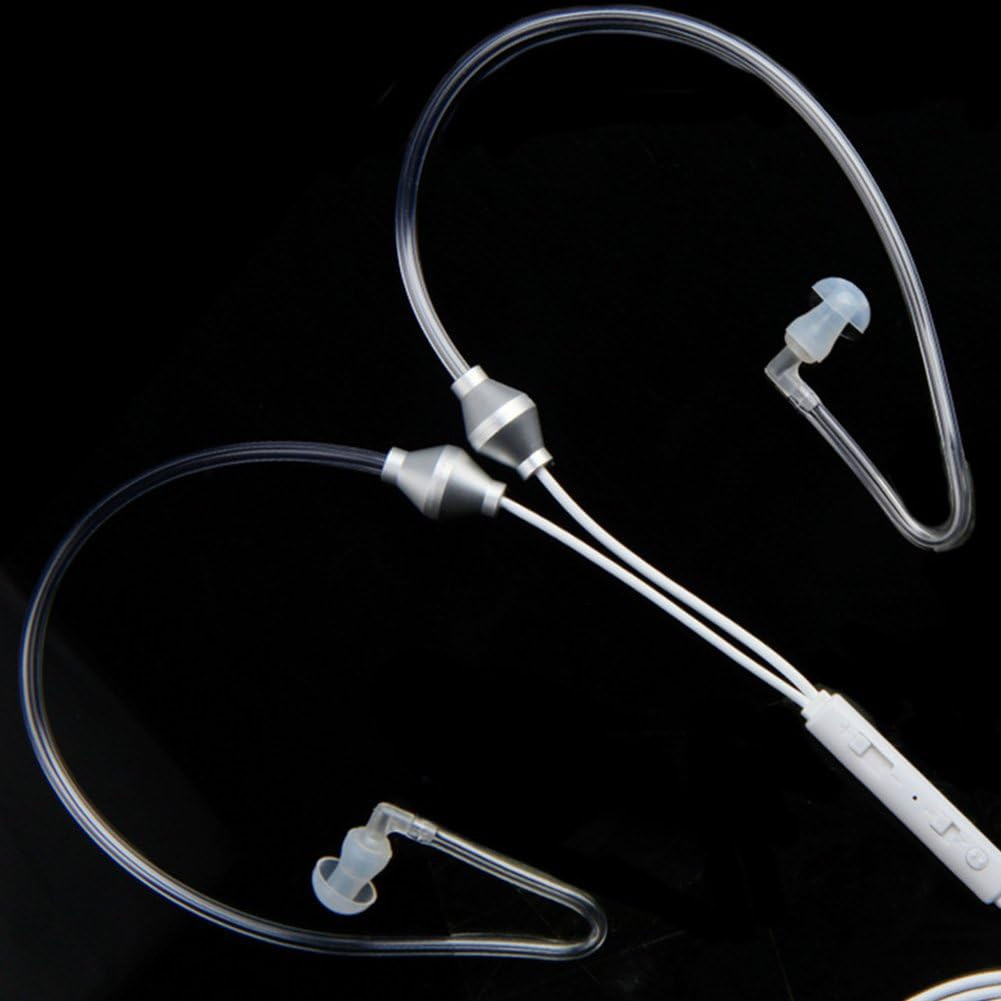 Istereo Ear Headphones,Air Tube Anti-Radiation Headsets Earphone,In Ear Stereo N