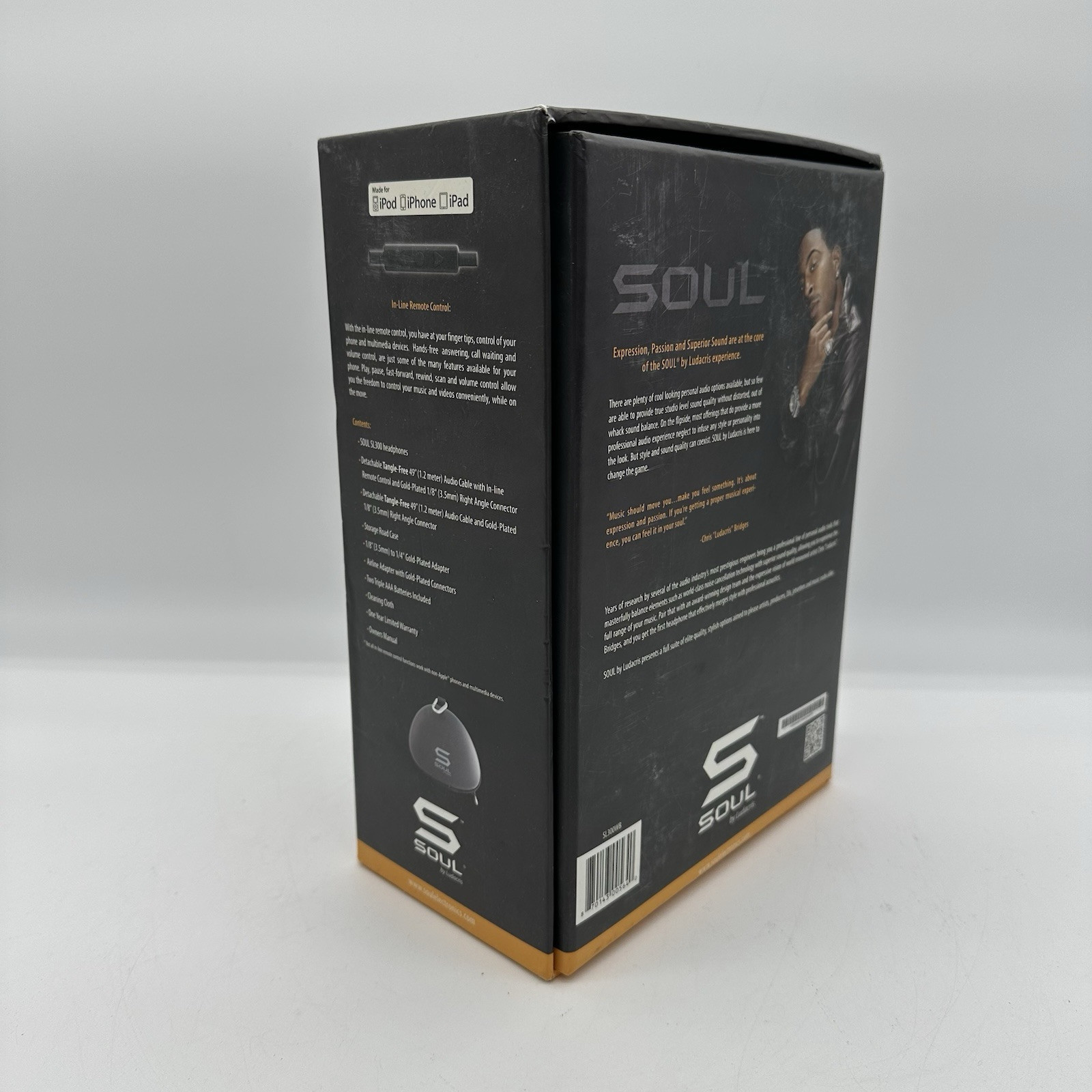 SOUL by Ludacris SL300WB Elite Hi-Definition Noise Canceling Studio Headphones