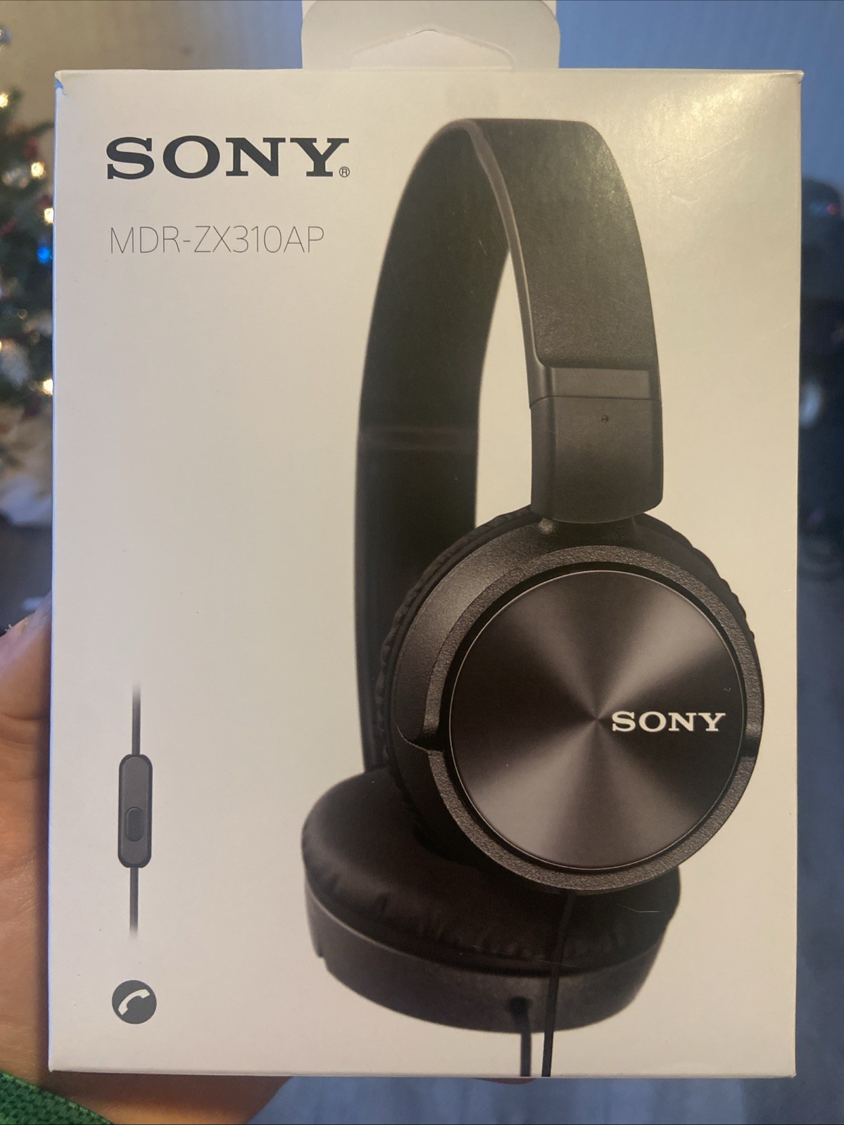 Sony MDR-ZX310AP Wired On-ear Folding Headphones – Black