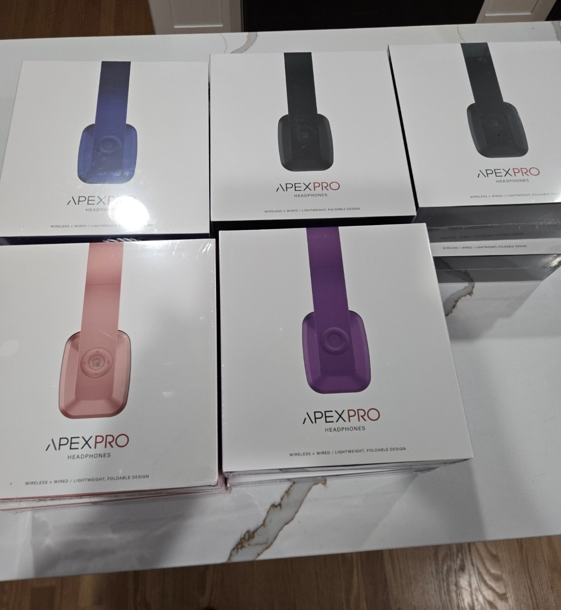 APEX PRO Headphones Wireless Bluetooth Black or Red