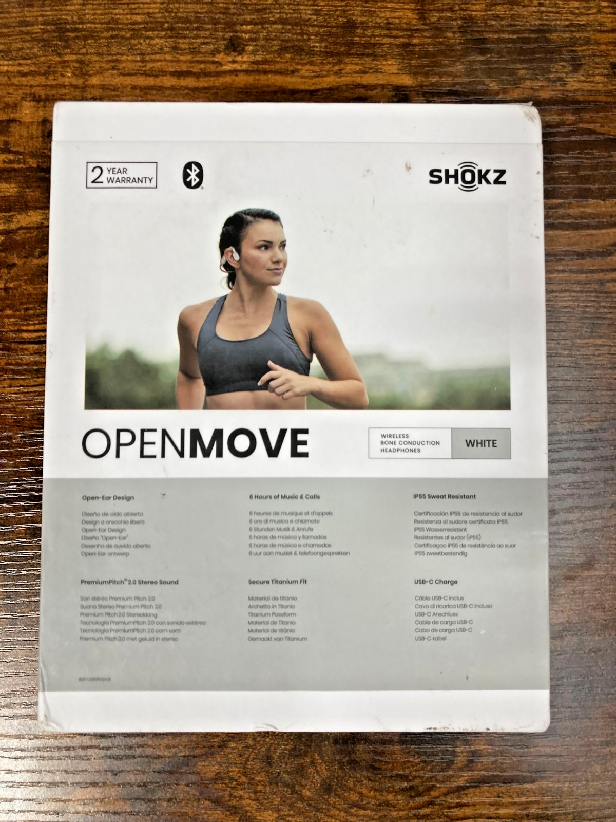 Shokz OpenMove S661 Wireless Headphones IP55 Sweat Resistant Sport Open Ear