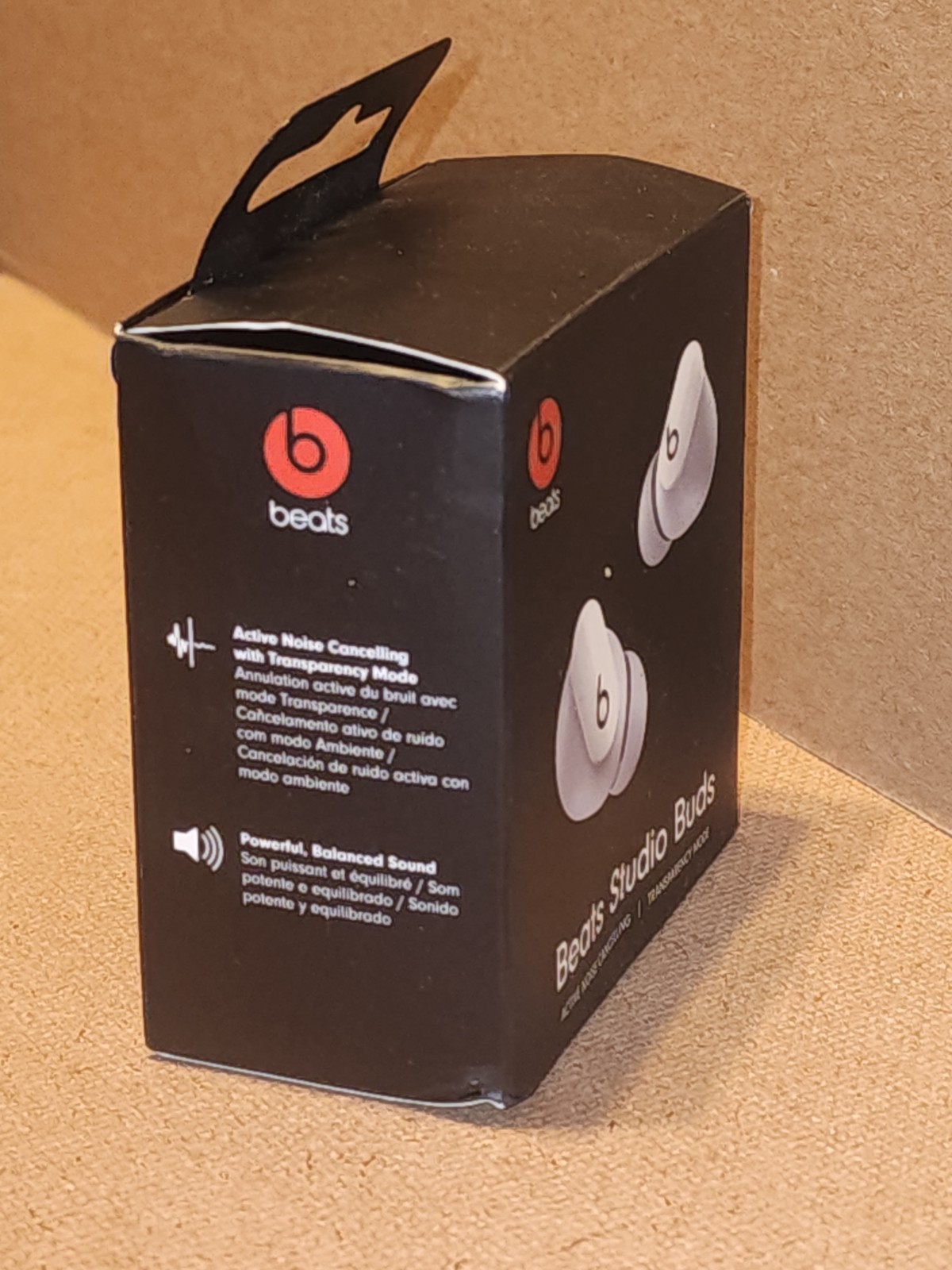 Beats by Dr Dre Studio Buds Wireless Active Noise Cancelling Earbuds White New