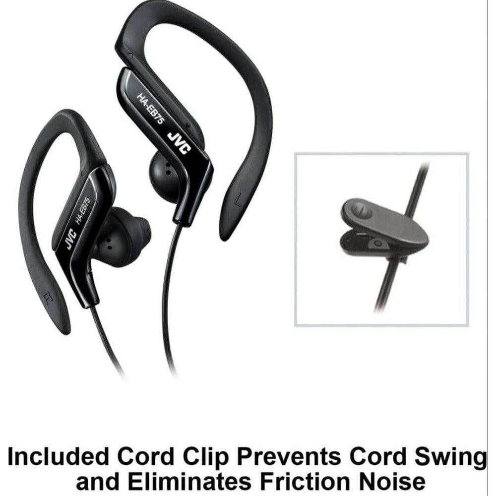 JVC Clip Style Headphone Lightweight and Comfortable Ear Clip – HAEB75