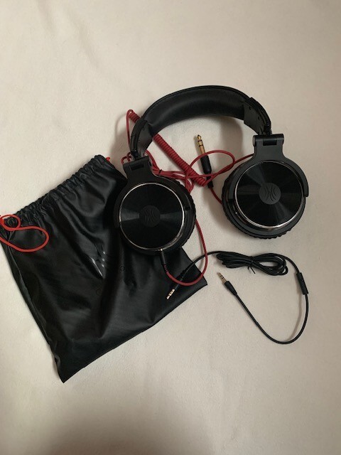 VGUC OneOdio Pro 10 Black Wired DJ Music Stereo Headphones Headset
