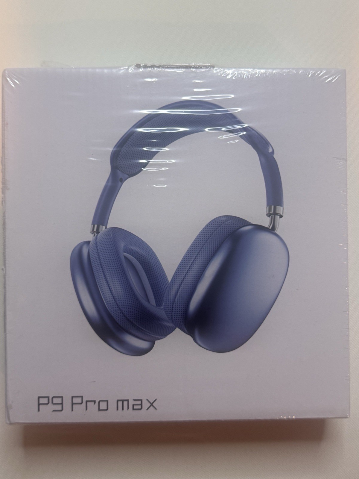 New P9 PRO MAX Headphones Noise Cancelling Bluetooth Earphones Blue