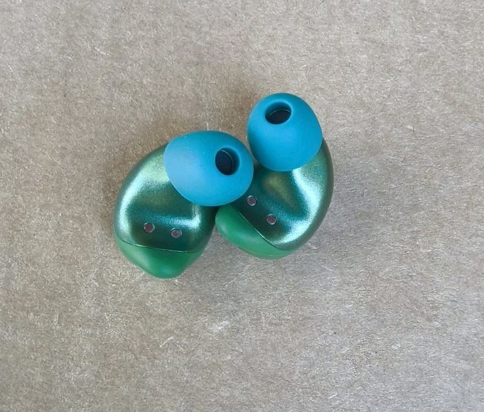 Raycon RBE745 THE FITNESS TRUE WIRELESS EARBUDS ONLY, LAVENDER PURPLE.