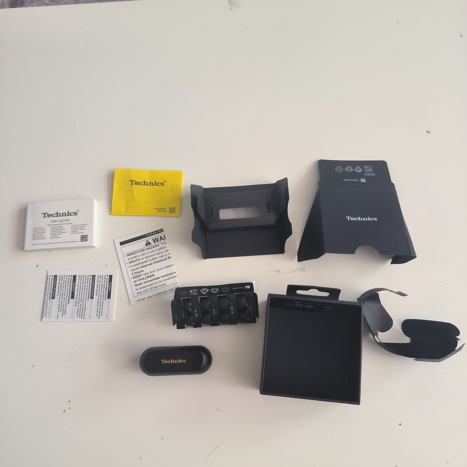 Technics EAH-AZ100 True Wireless Bluetooth Earbuds/ANC/3-Multipoint/10-hr🔋Black