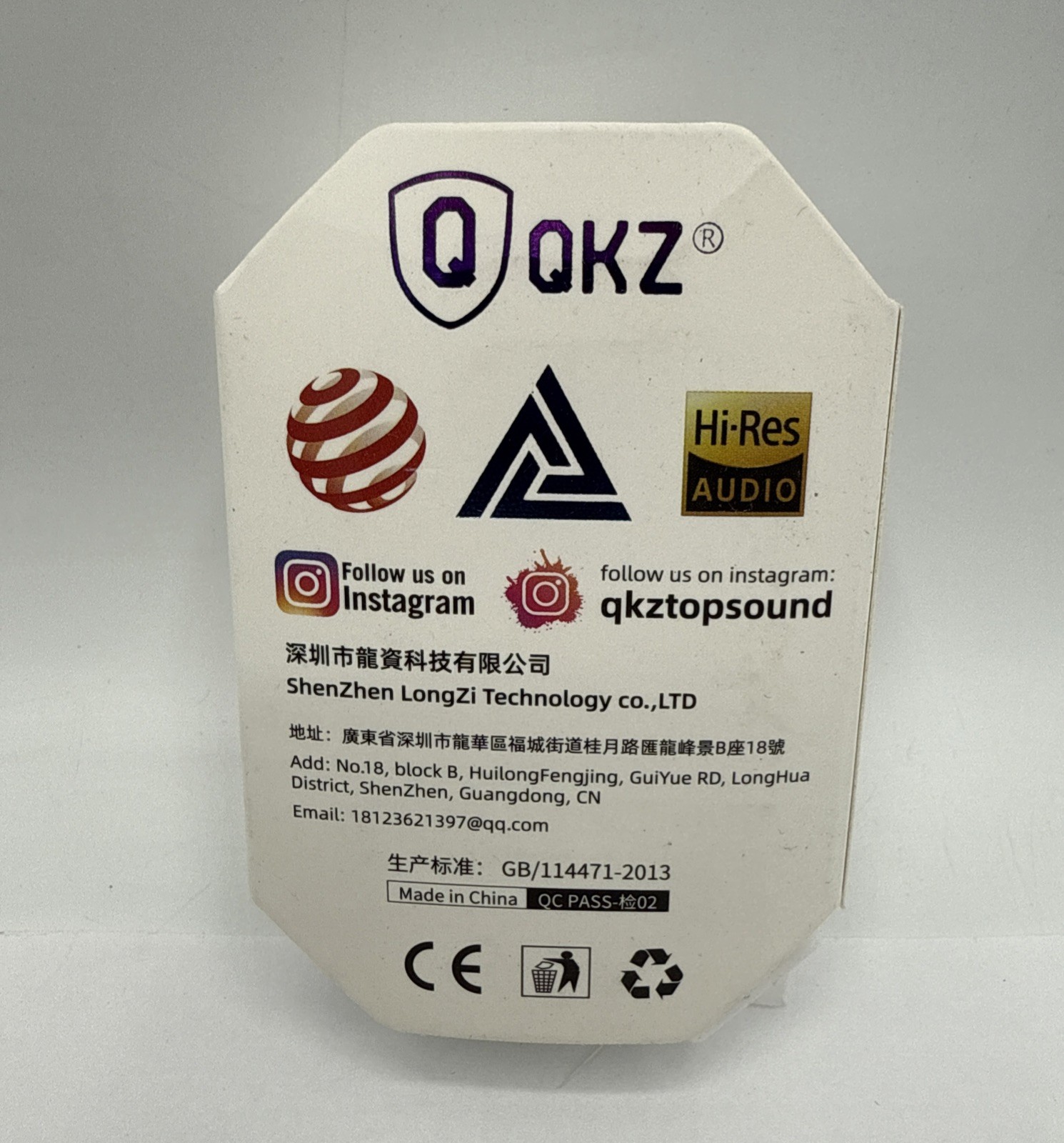 QKZ AK3 Pro IEM for Gaming Earbuds w/ Microphone (in Ear Monitor Headphones) PRL