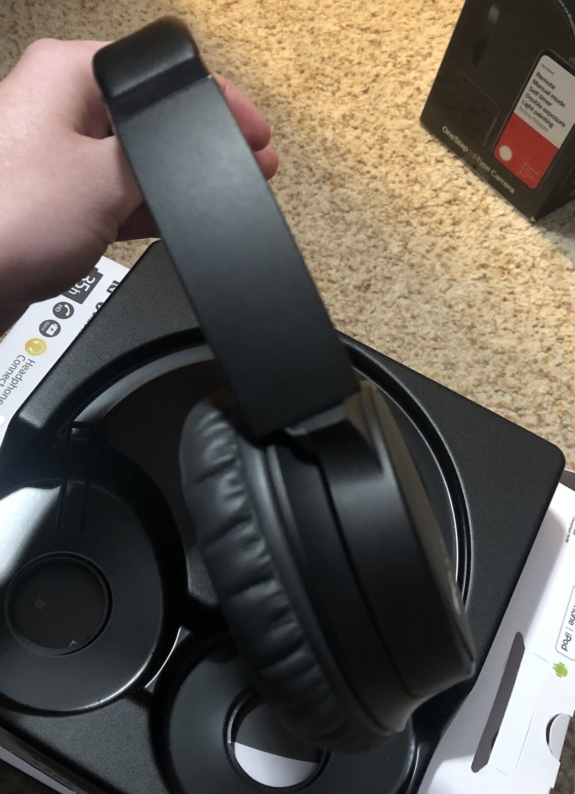 Sony WH-CH700N Wireless Bluetooth Noise Cancelling Over-Ear Headset In Black