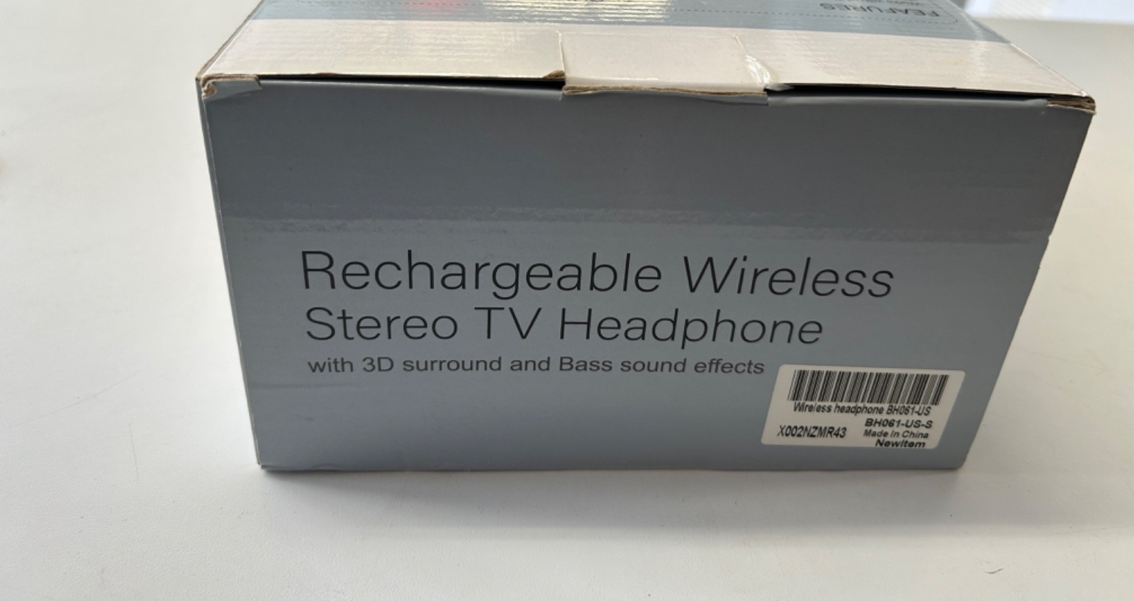 Wireless Headphones for TV Watching with 2.4G RF Transmitter Charging Black