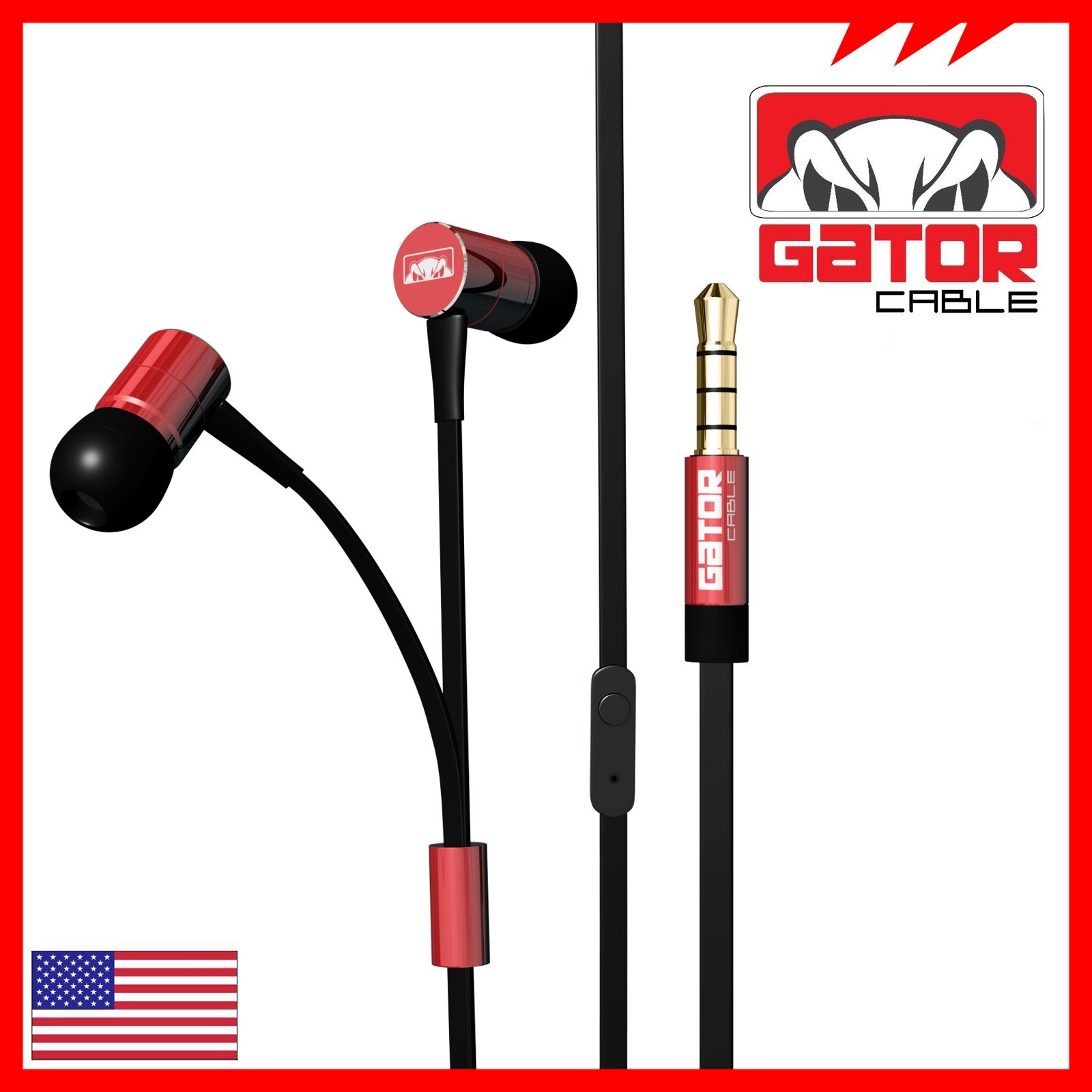 Earphones Headphones Headset Earbuds In-Ear Bass Stereo Hi-Fi with MIC Wired