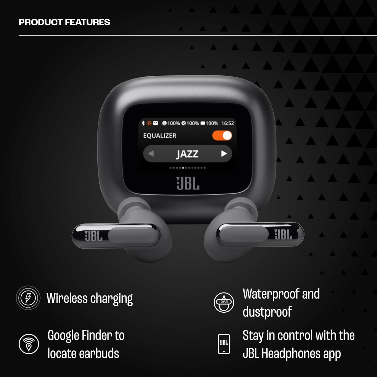 JBL Live Beam 3 True Wireless ANC Earbuds w/ Smart Charging Case