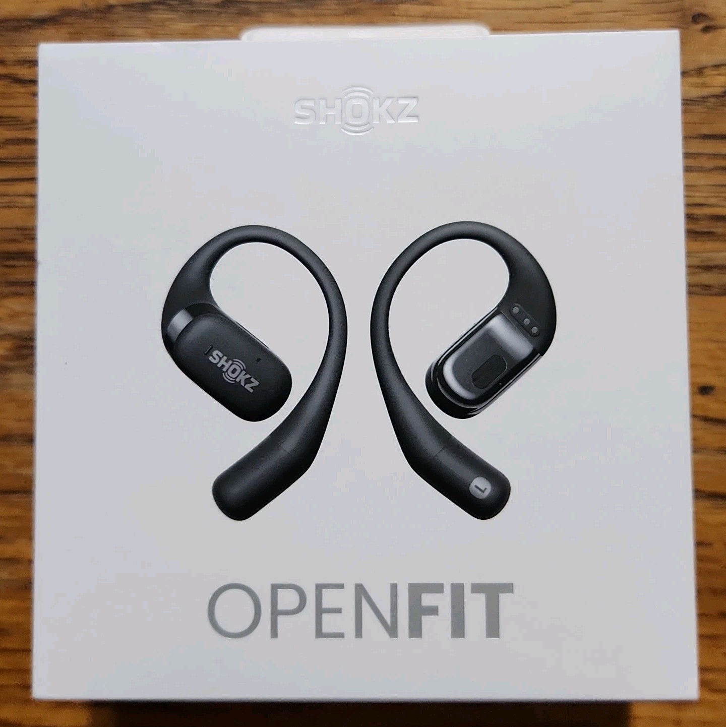 Shokz – OpenFit Open-Ear True Wireless Earbuds – Black T910