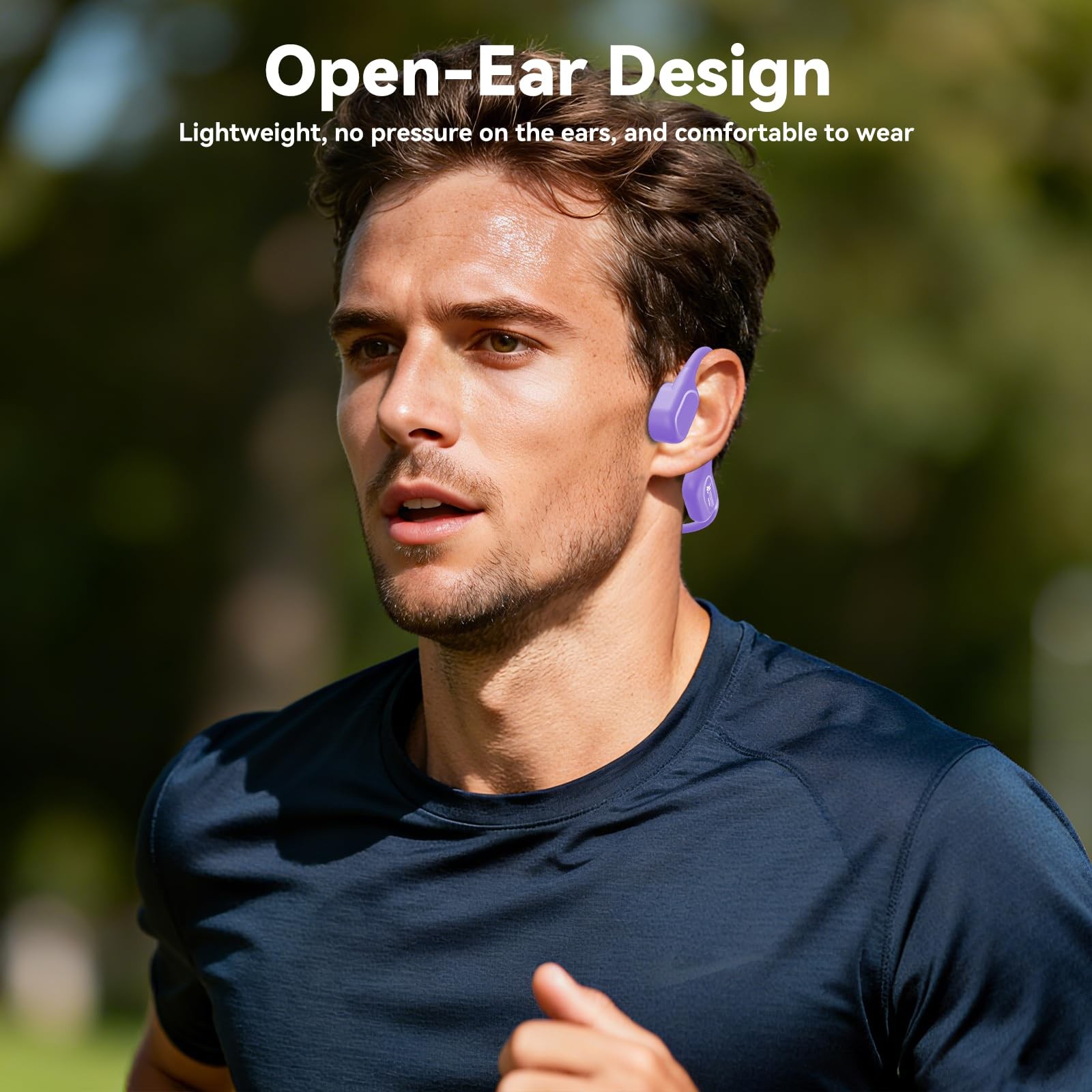 Marlall Soft Liquid Silicone Bone Conduction Swimming Headphones Underwateripx8