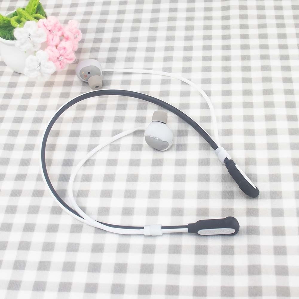 For Sony WF-1000XM6 Neck Strap Silicone Lanyard for Secure Earbud Carry