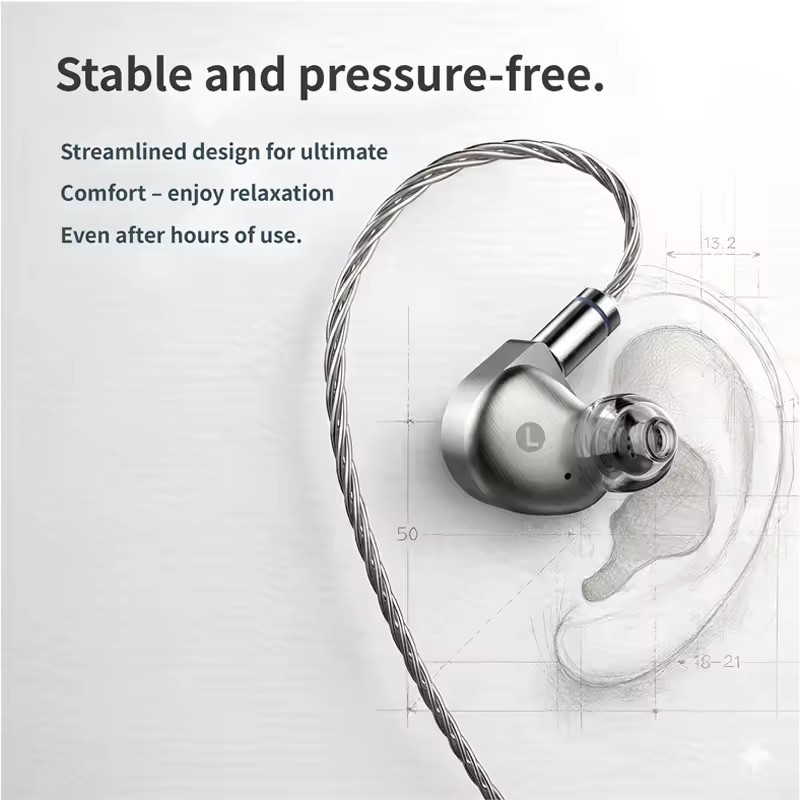 Smabat X10/ X10 PRO 10mm Planar Driver IEMs In Ear Monitor Hifi Earphone Ear