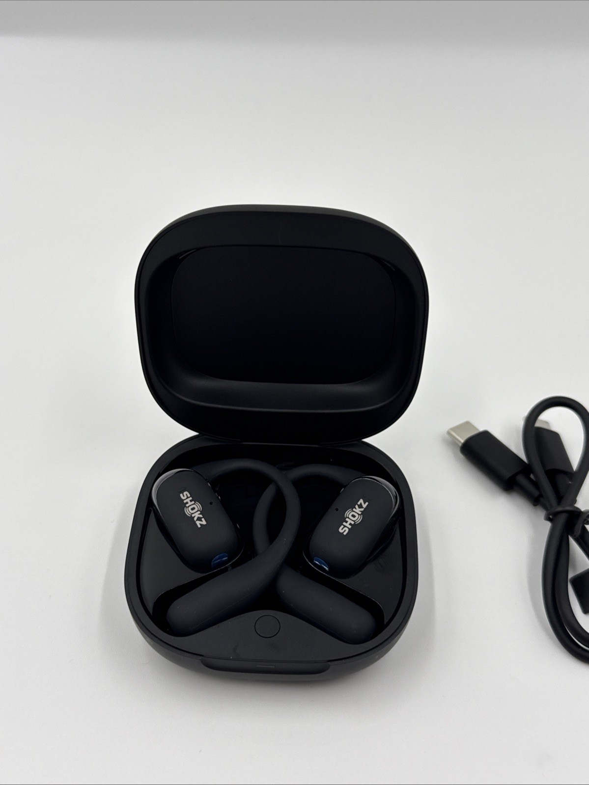 Shokz OpenFit 2 True Wireless Open-Ear Earphones – Black T920 New