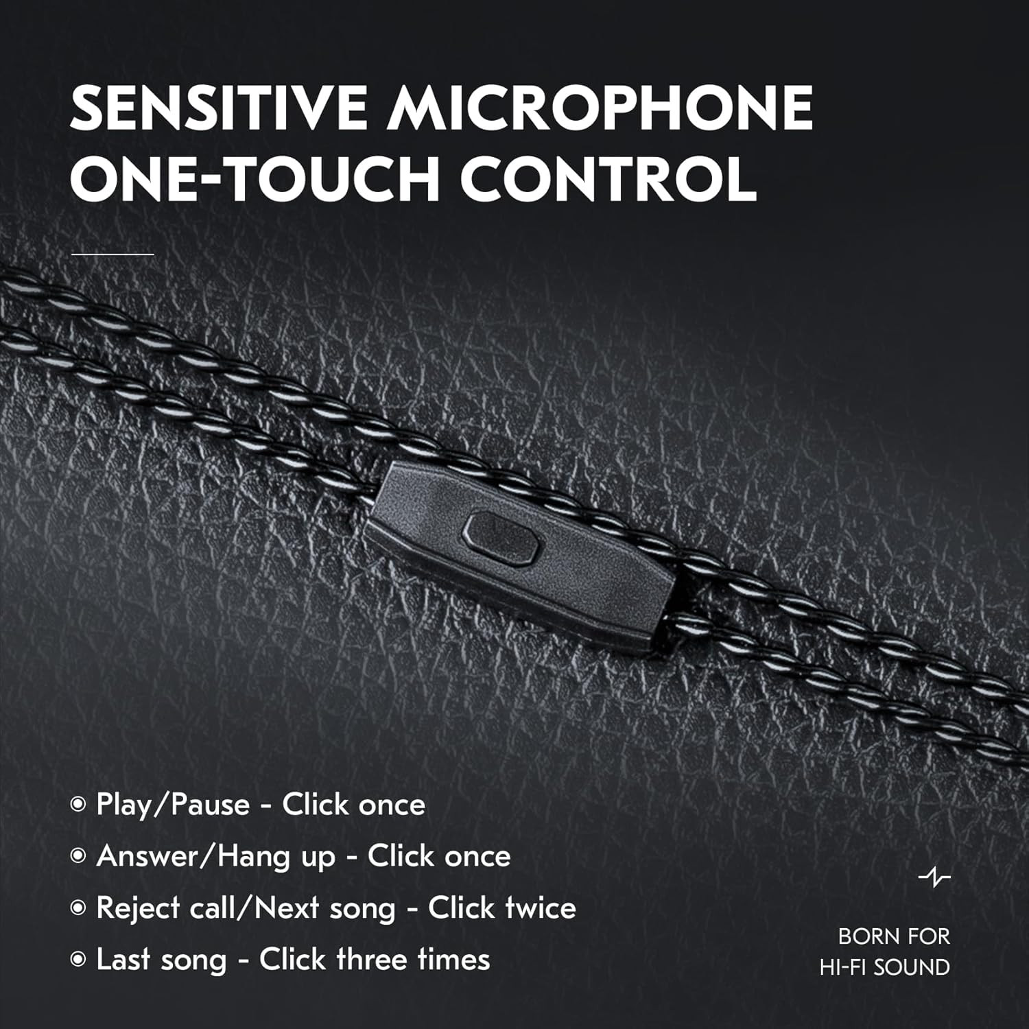 KZ ZS10 PRO in Ear Monitor Earphone Cable, 2Meter Long IEM Cable with Mic, CCZ 4