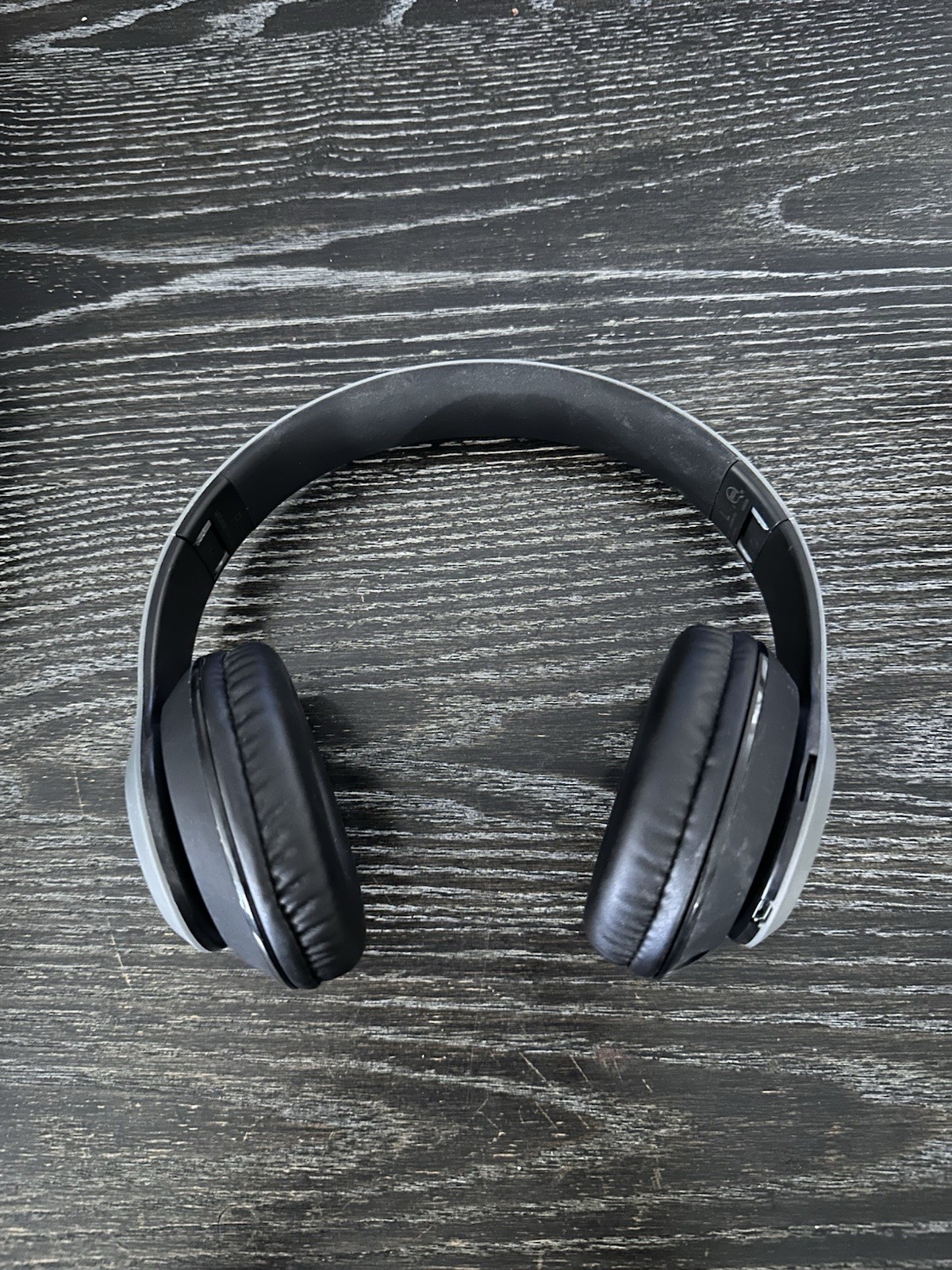iJoy LOGO Gray Matte Finish Wireless(or Wired) Bluetooth Over The Ear Headphones