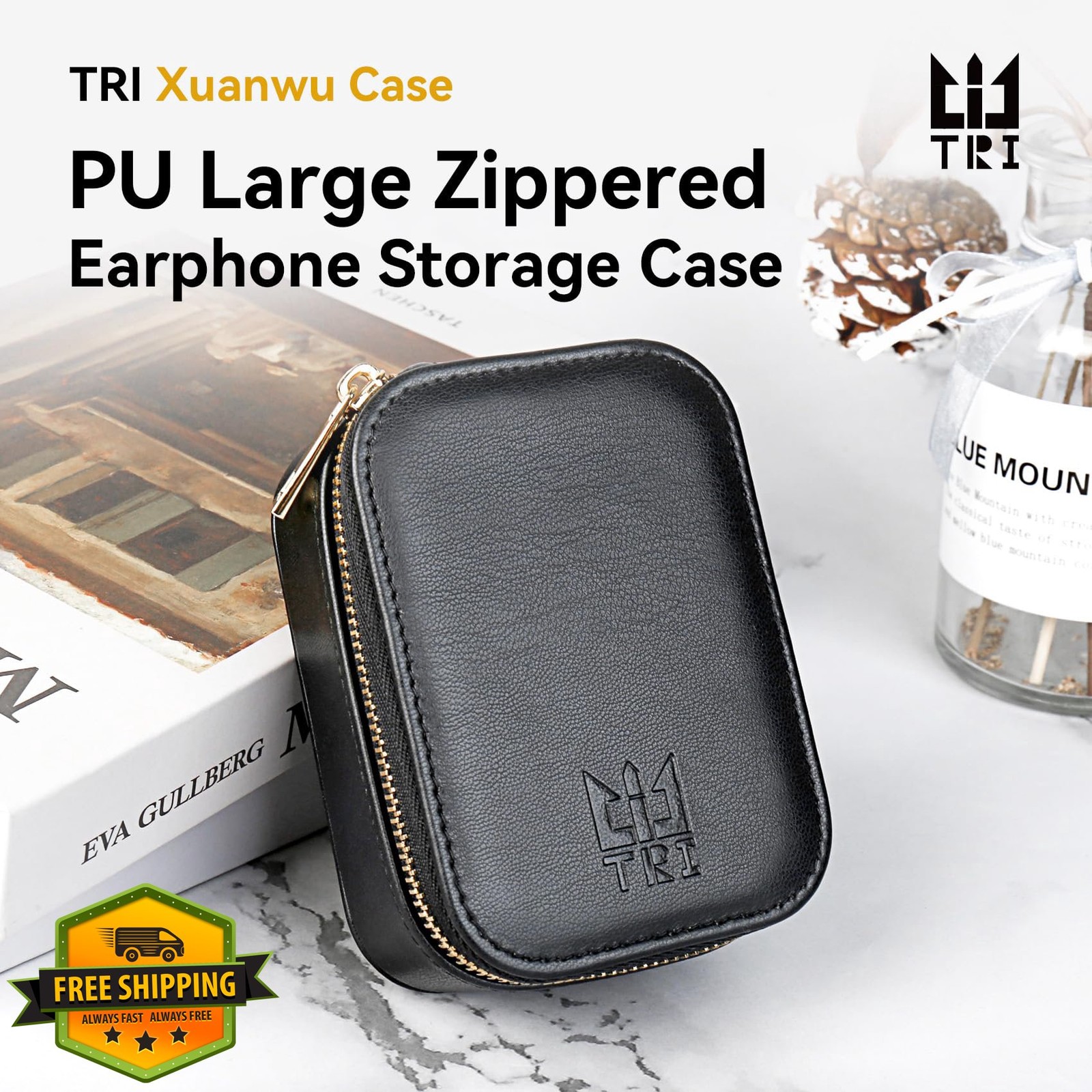 EZ EAR TRI Xuanwu IEM Case Dark Black