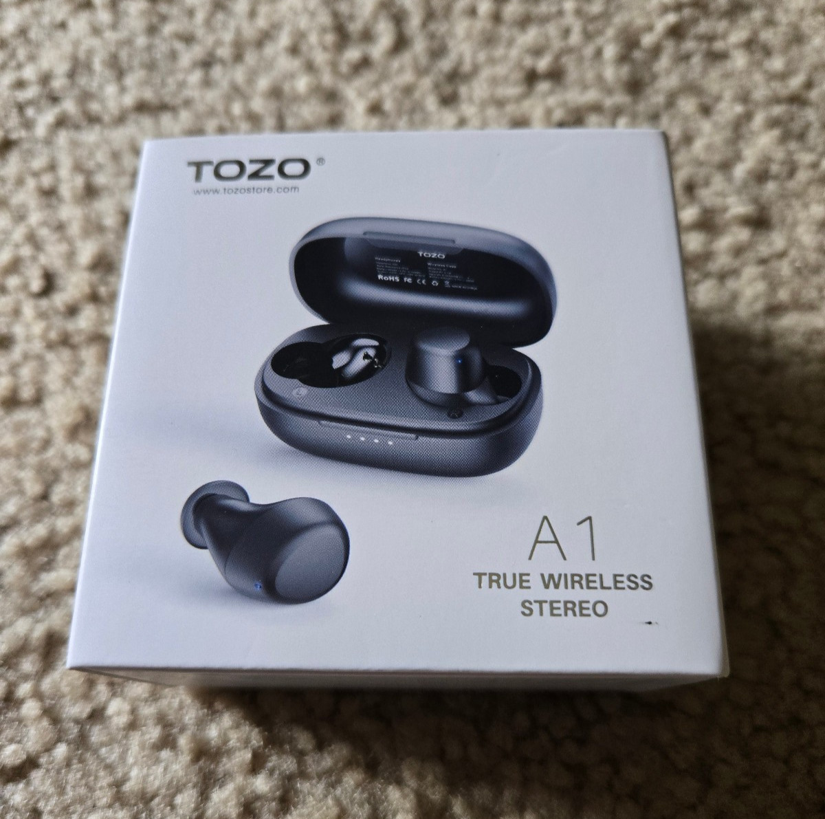 TOZO A1-S Earbuds Wireless Bluetooth 5.3 in Ear Mini Lightweight Headphones