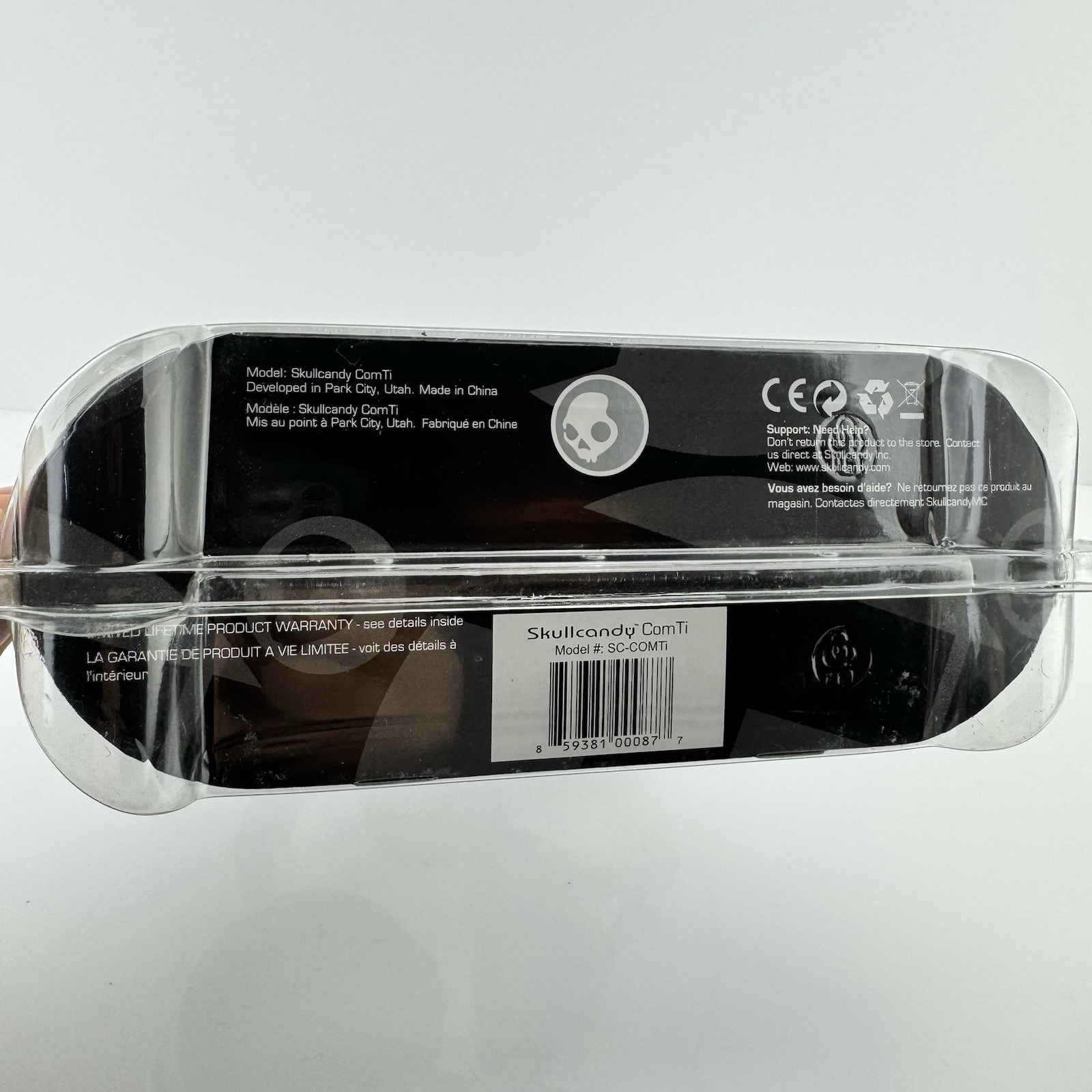 Skullcandy Ti Headphones 40mm ComTi Titanium Multimedia SC-ComTi SEALED Rare