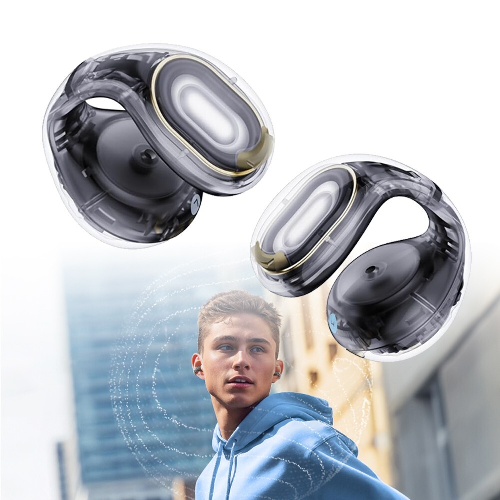 Soundcore C30i Open-Ear Earbuds Clip-On Headphones Attachable Ear Grips 30H Play