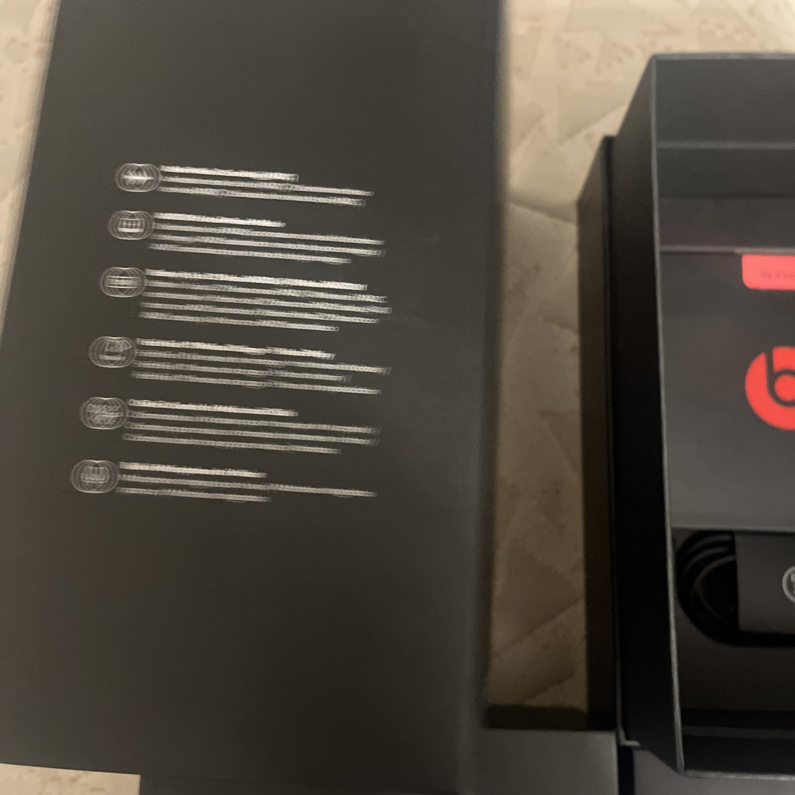 EMPTY BOX Beats Studio 2 Matte Black Wireless Bluetooth Headphones B0501