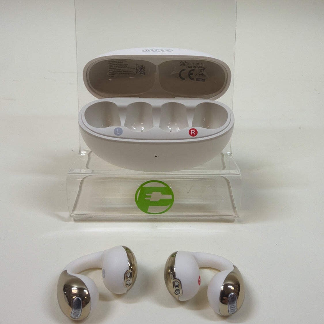 QCY Crossky C30 Open Ear True Wireless Earbuds White BH24QT33A