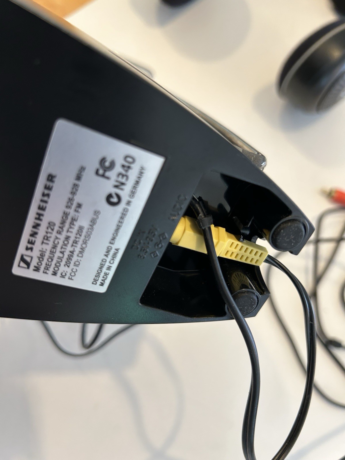 Sennheiser HDR 120 RF UHF Wireless TV Headphones TR120 Base Adapter Rechargeable