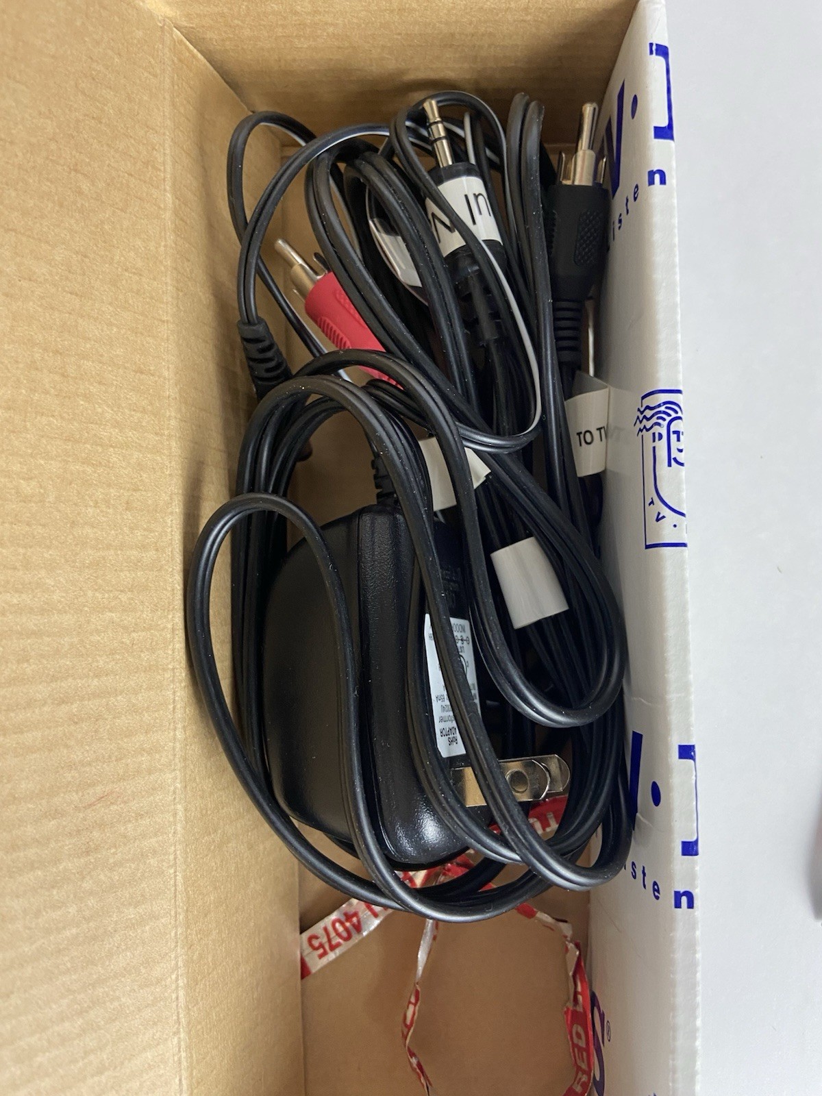 TV Ears Digital Wireless Headphones, Charging Base, Manuals, Cables, Headset