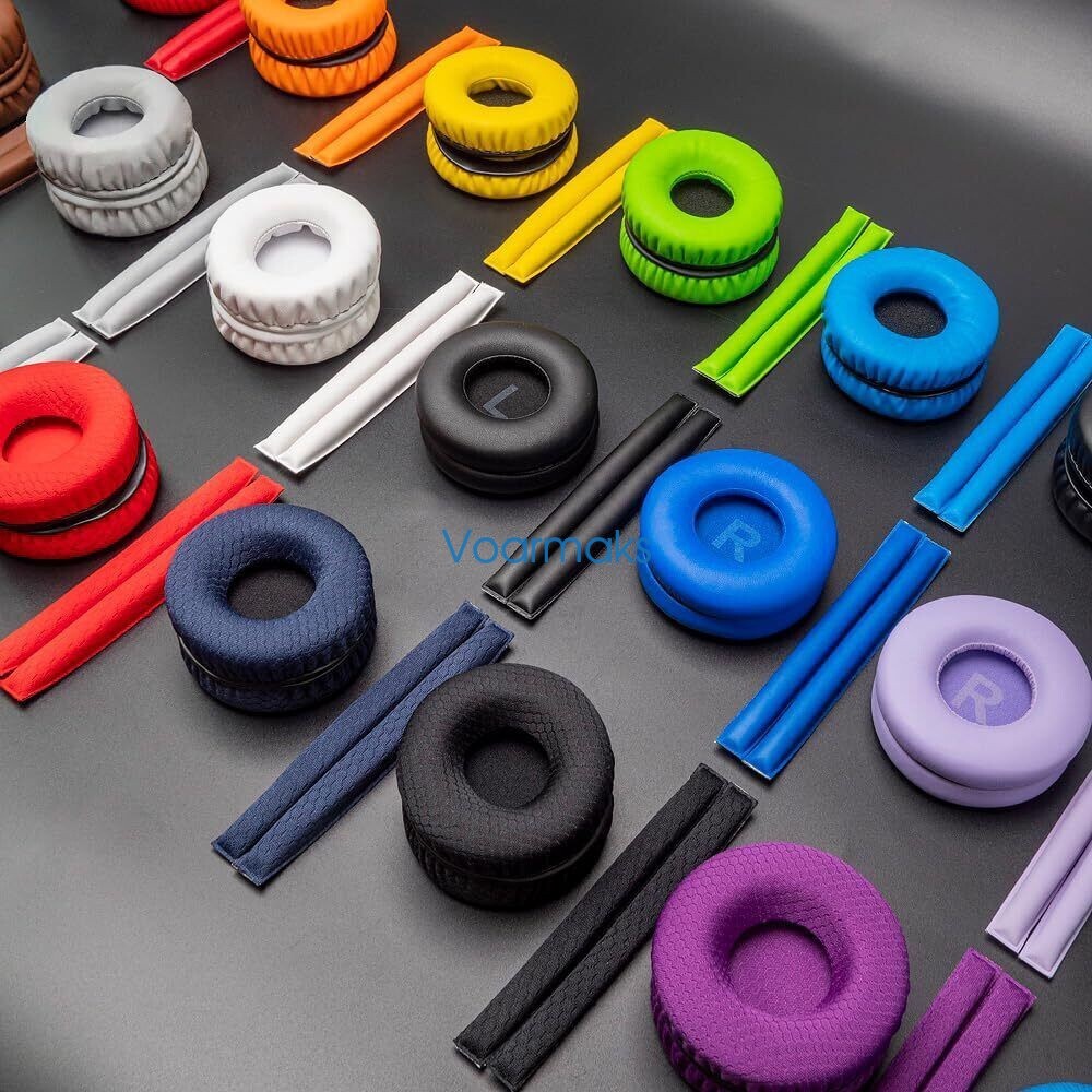 Ear Pads For Sennheiser HD25 HD250BT Rainbow Headband Cushions Foam Covers