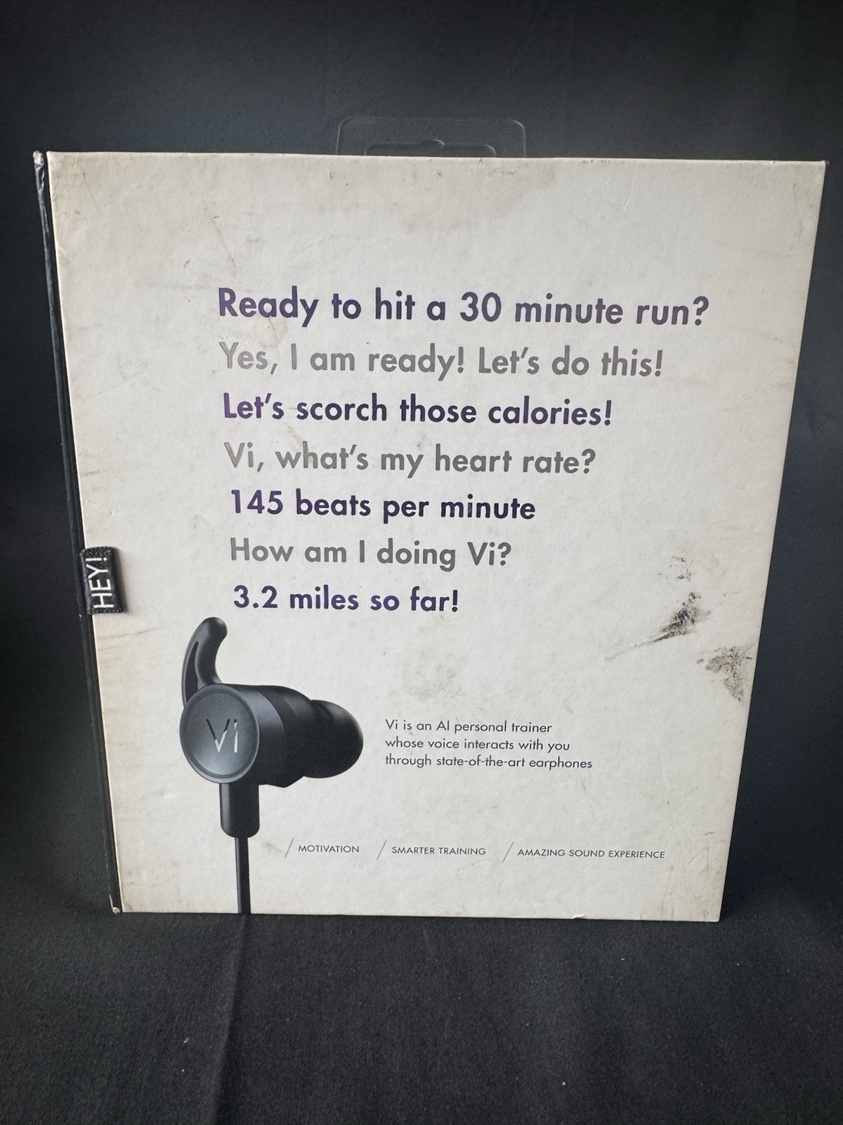 Vi Sense Wireless Headphones Quality Sound Sweat Resistant Workouts Monitoring