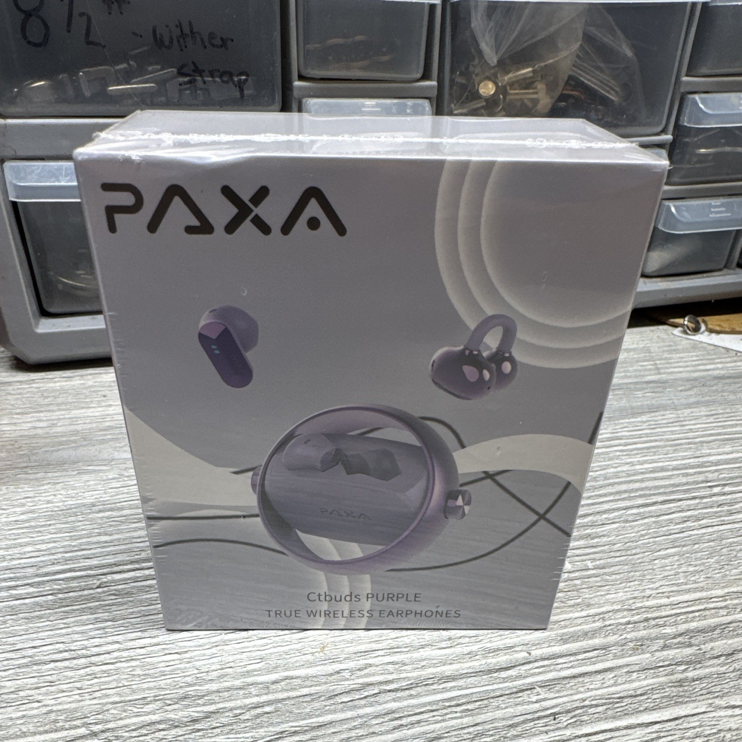 PAXA Ctbuds Purple True Wireless In-Ear Earbuds w/ Touch Control, HD Voice